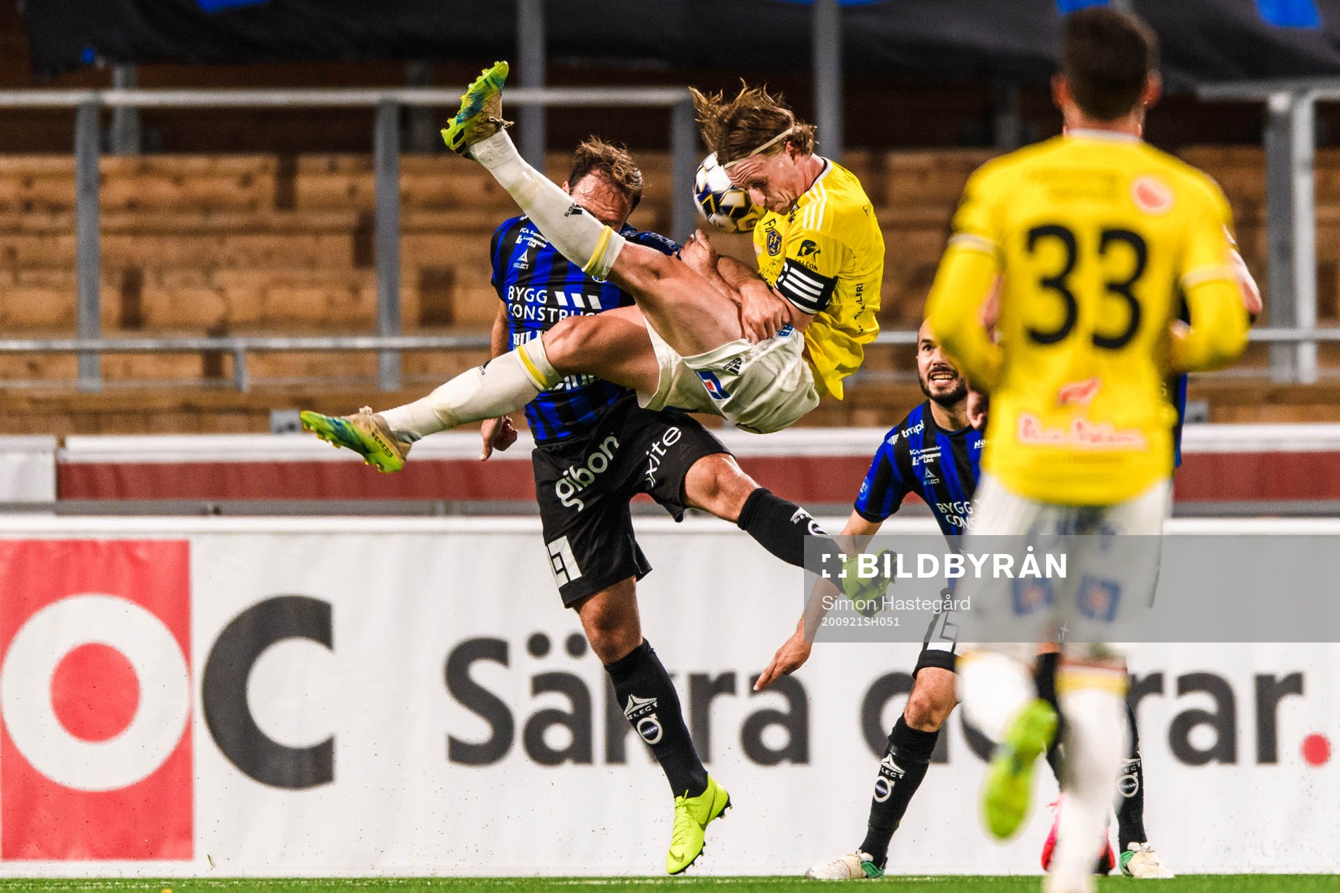 Sirius Niklas Thor och Falkenbergs Carl Johansson
