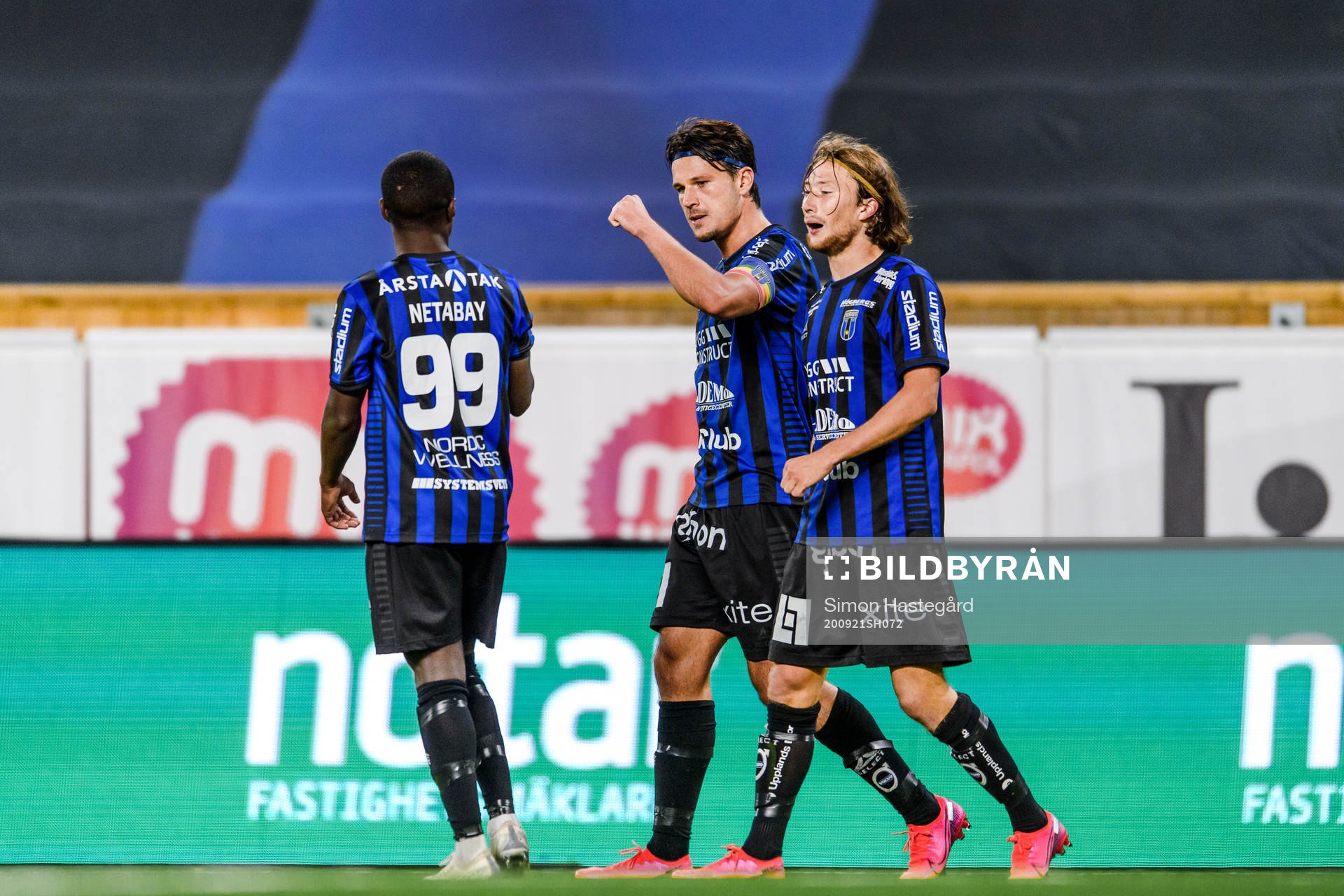 Sirius Nahom Girmai Netabay, Axel Björnström och Stefano