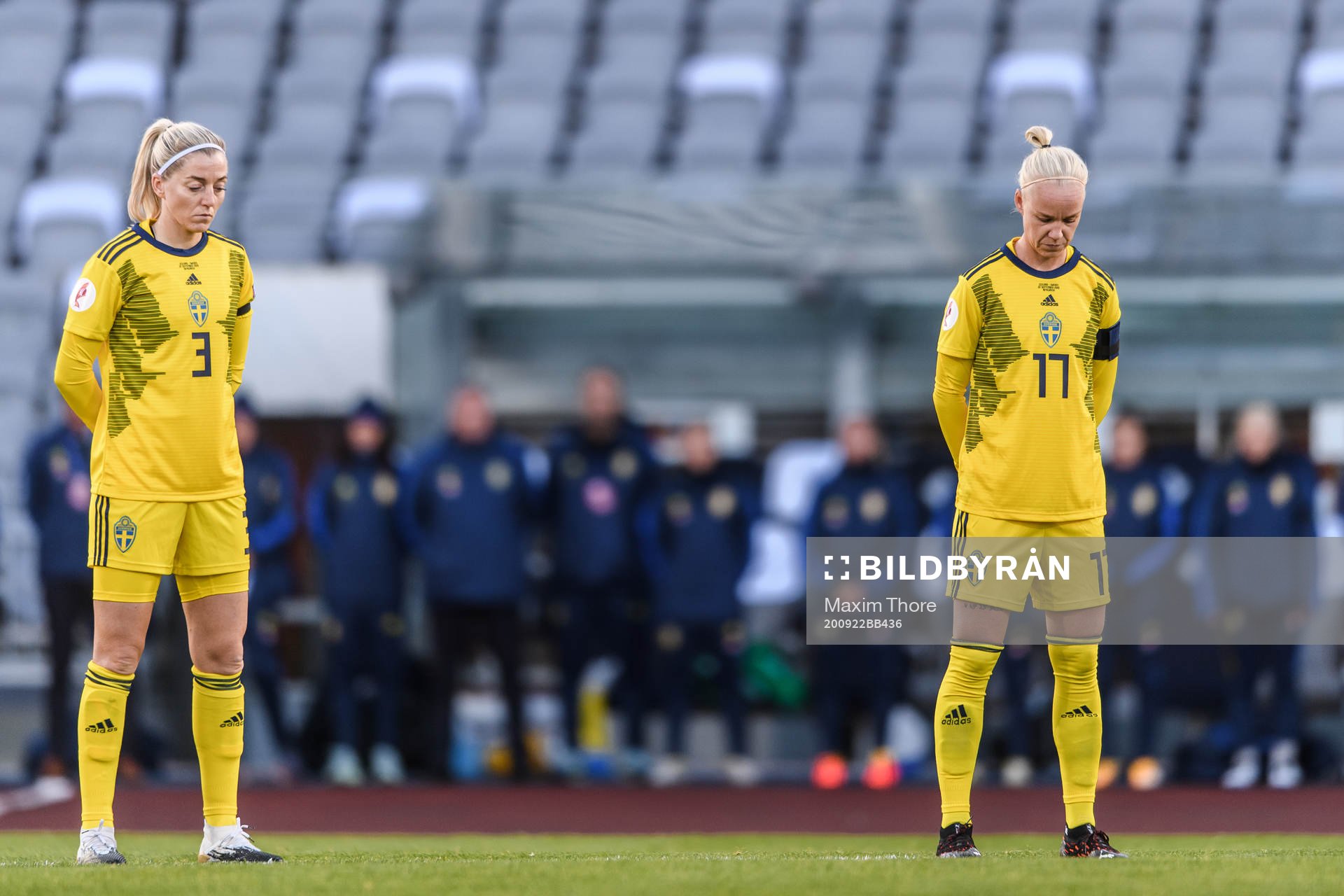 Linda Sembrant and Caroline Seger of Sweden