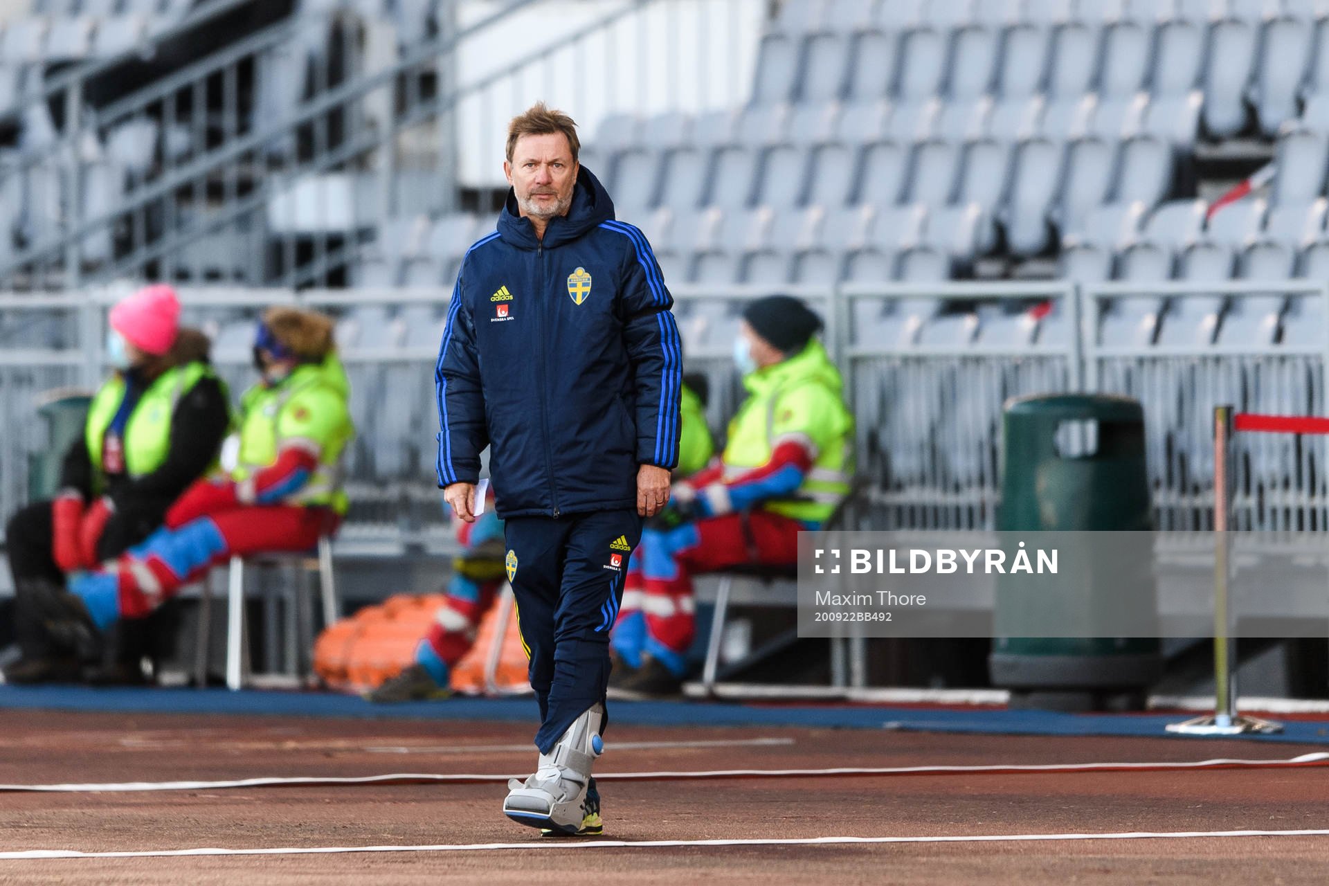 Head coach Peter Gerhardsson of Sweden