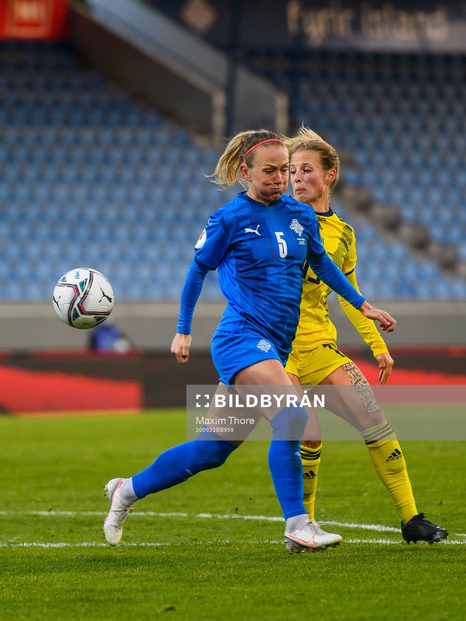 Ingibjörg Sigurdardottir of Iceland and Anna Anvegård of