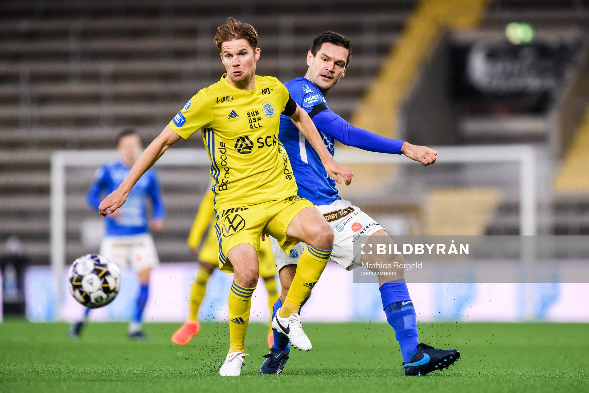 Sundsvalls Johan Blomberg och Norrbys Ivo Dominik Pekalski