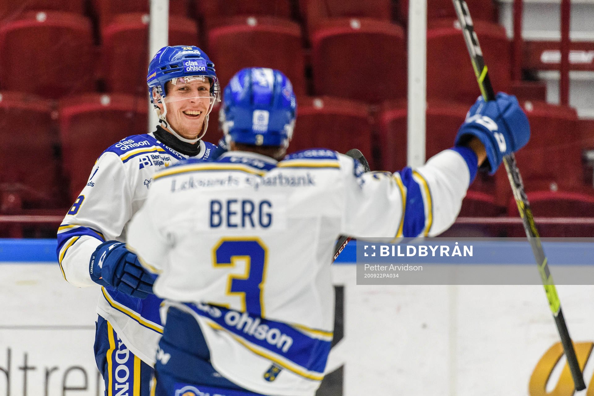 Leksands Mattias Göransson jublar