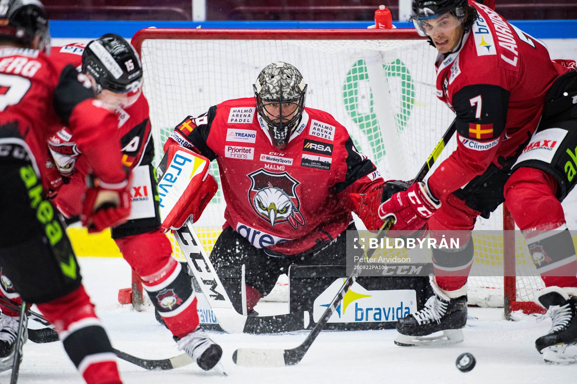 Malmö Redhawks målvakt Oscar Alsenfelt