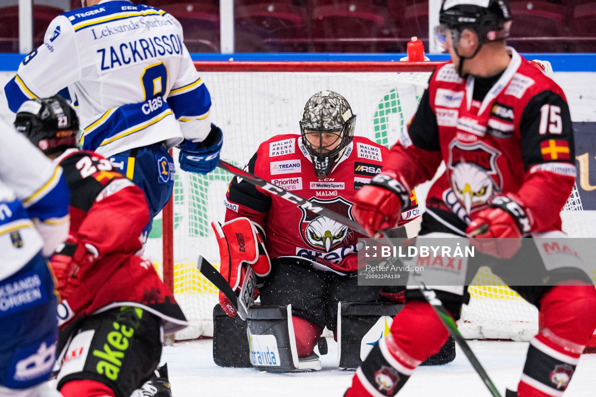Malmö Redhawks målvakt Oscar Alsenfelt