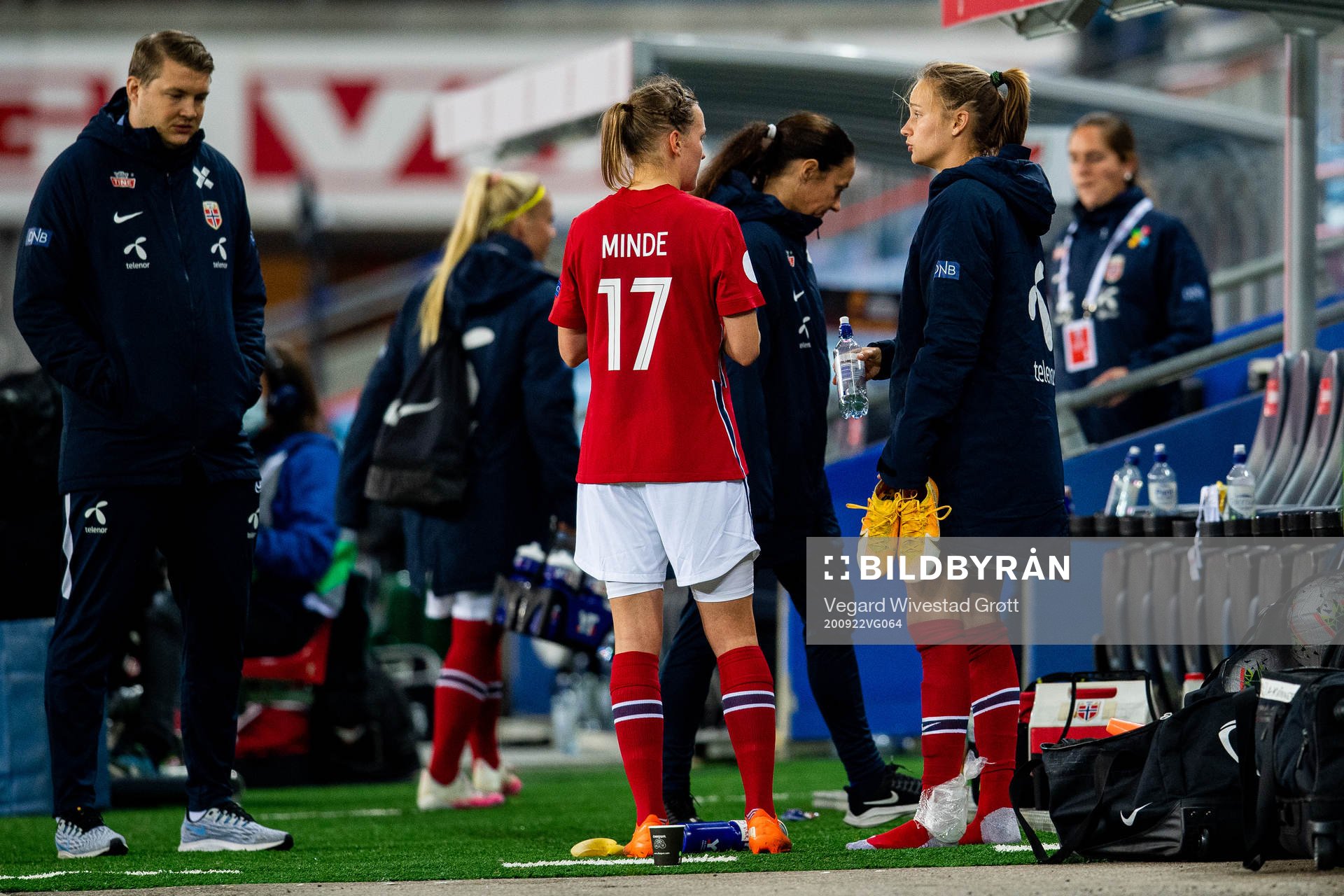 Kristine Minde and Caroline Graham Hansen of Norway
