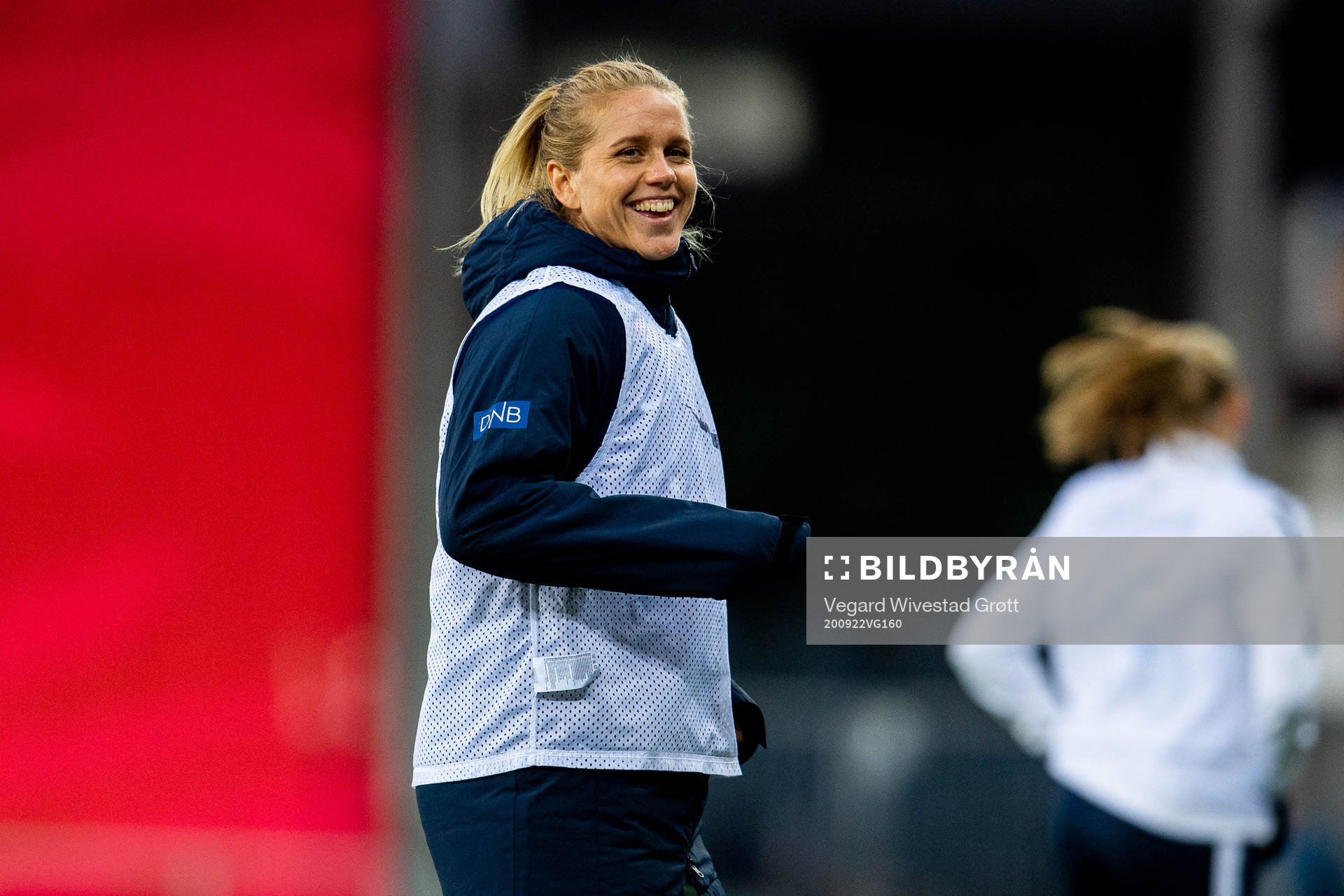 Elise Thorsnes of Norway warms up