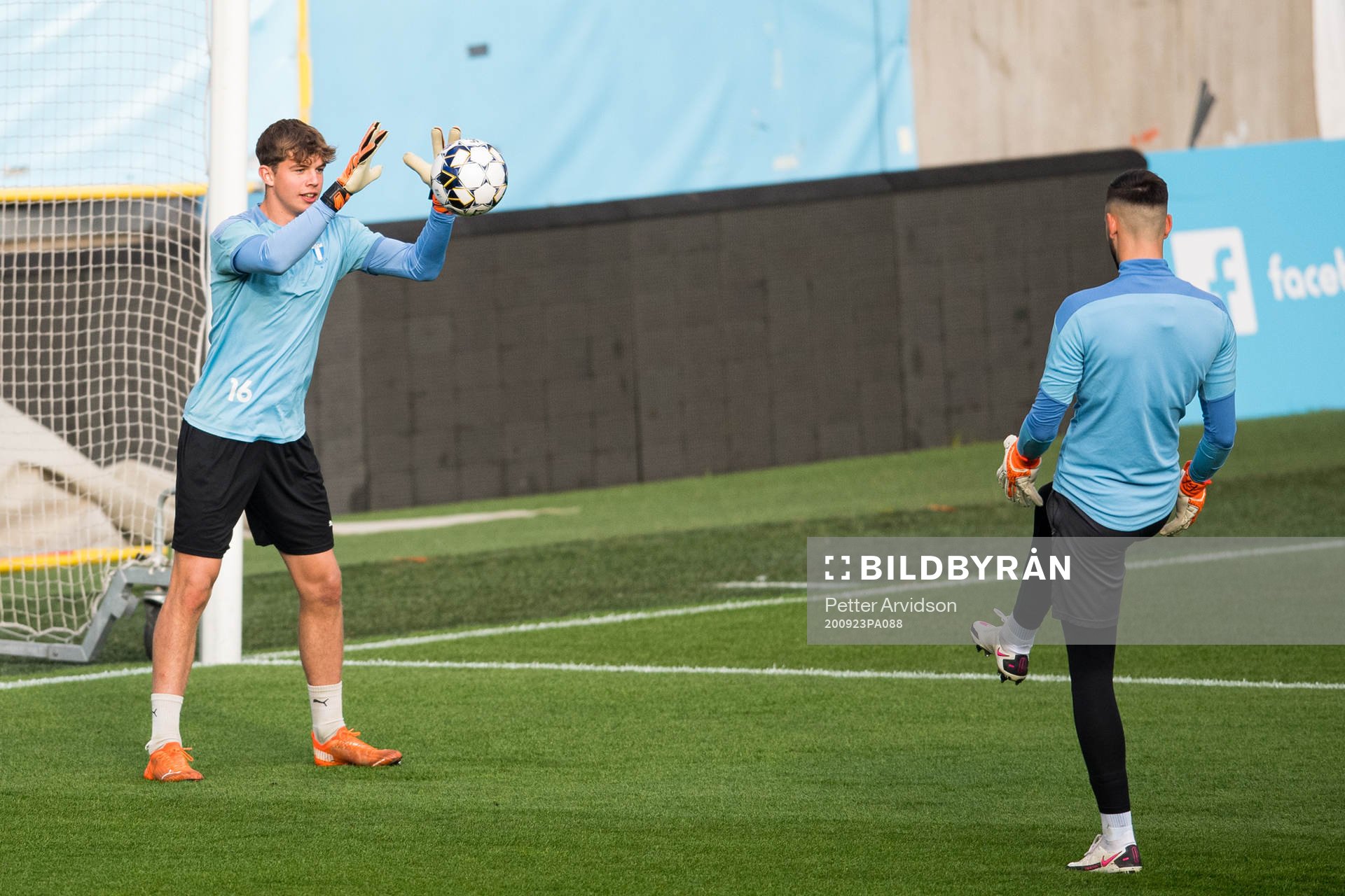 Goalkeeper Melker Ellborg