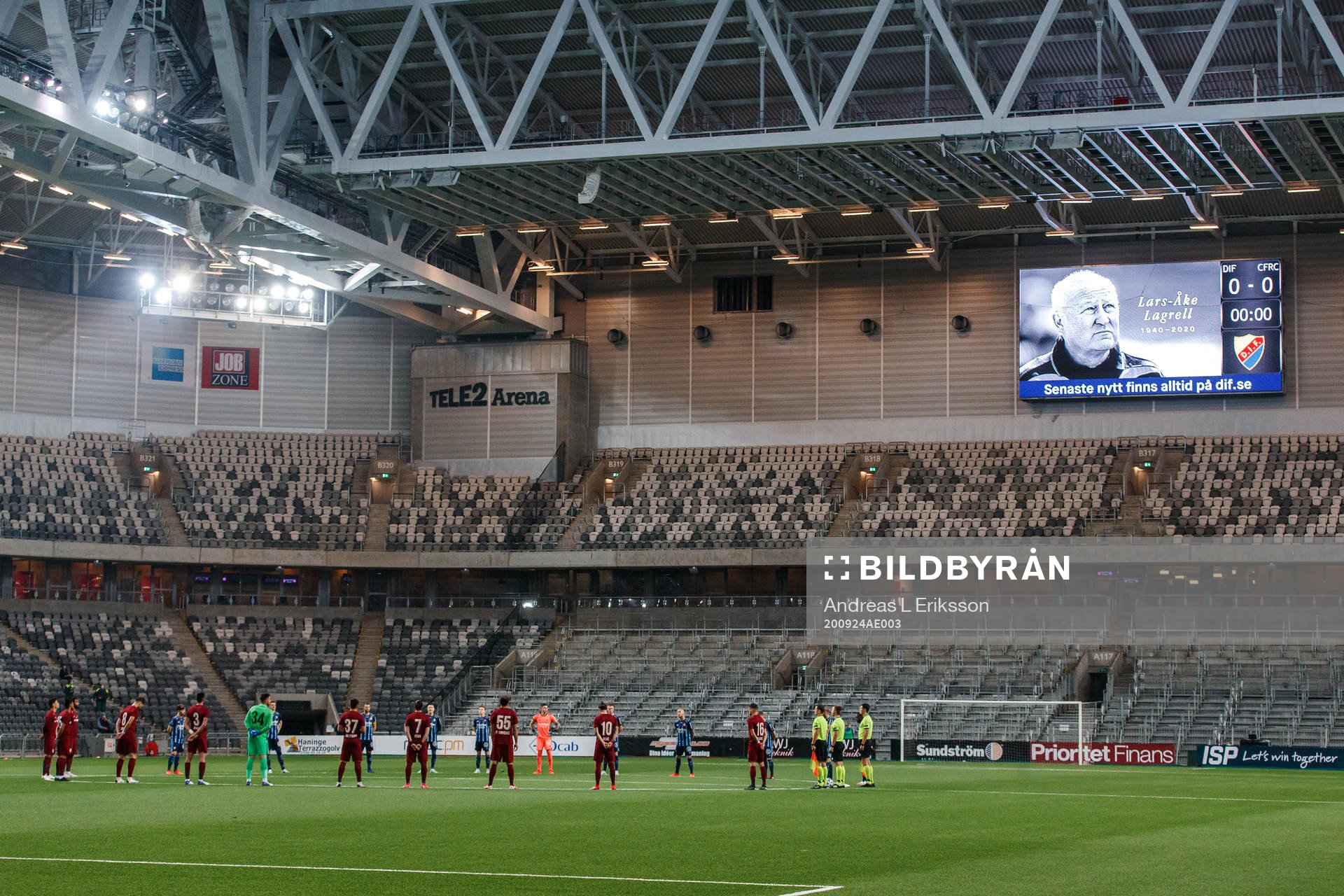 A moment of silence for the late Lars-Åke Lagrell, former