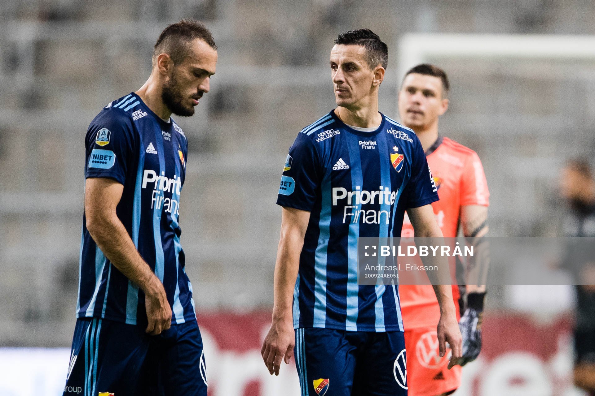 Emir Kujovic , Haris Radetinac and goalkeeper Per Kristian