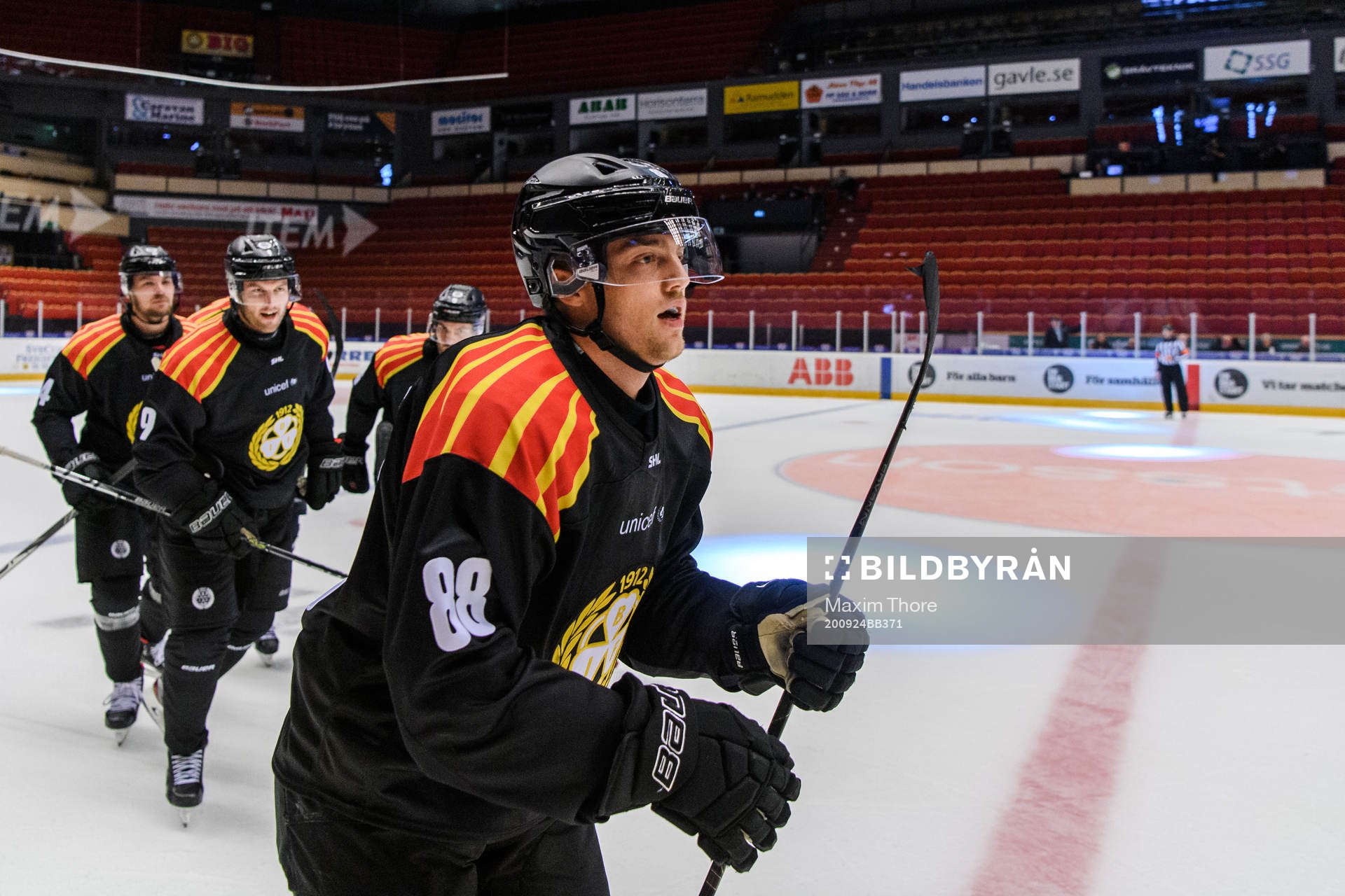 Brynäs Jaedon Descheneau jublar