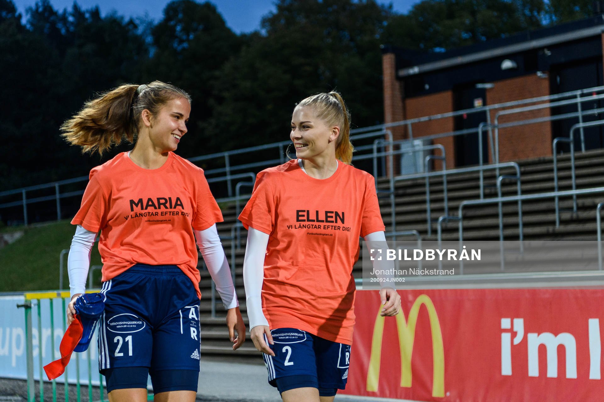 Älvsjös Nadja Fernström och Moa Liwendahl