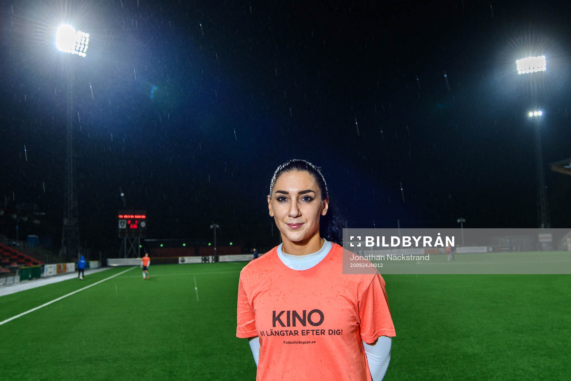 Älvsjös Maria Poli poserar för porträtt inför fotbollsmatchen i Elitettan mellan Brommapojkarna och Älvsjö den 24 september 2020 i Stockholm.