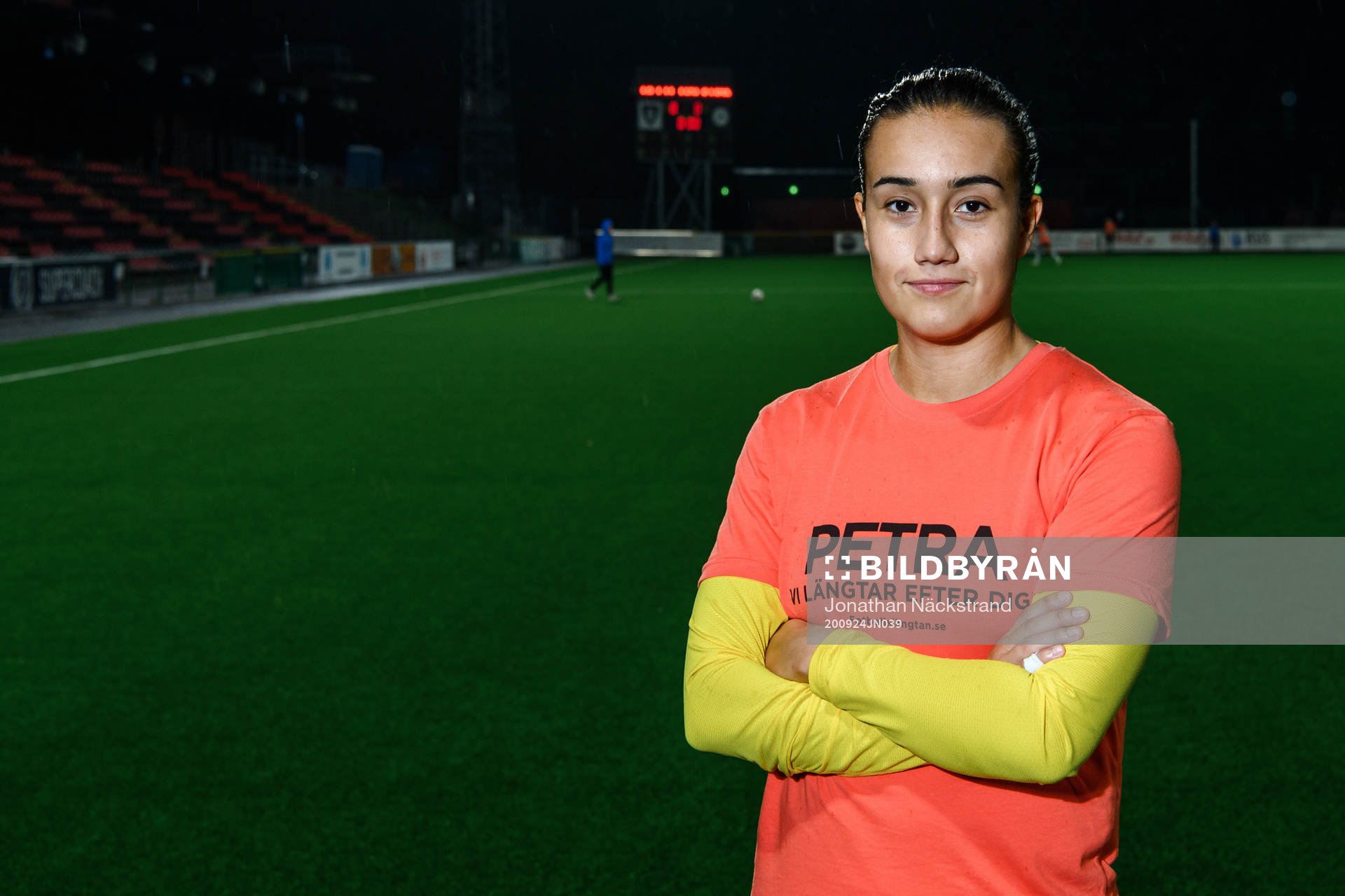 Brommapojkarnas målvakt Karolina Bucaro Stenman