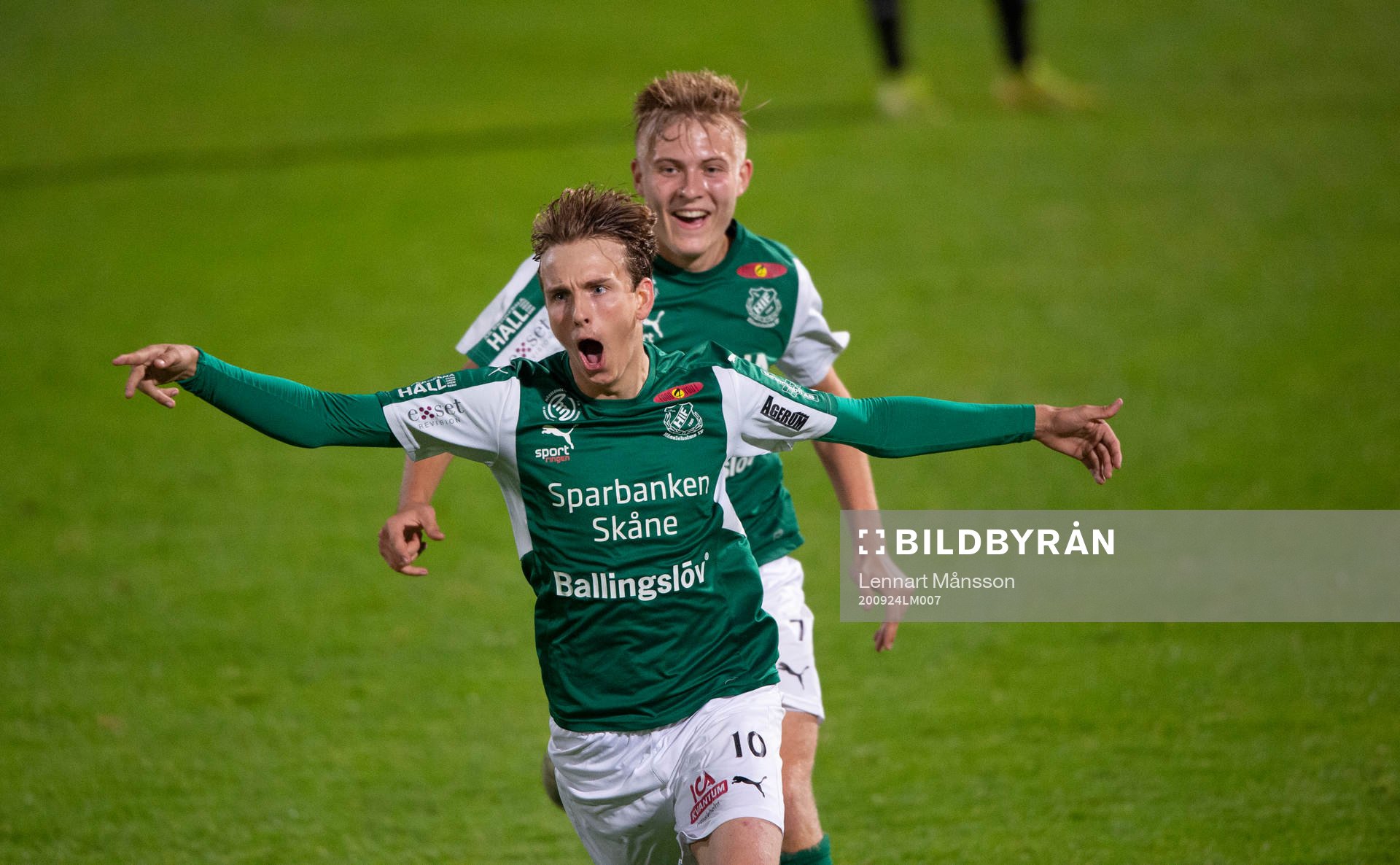  i matchen mellan Hässleholms IF och IFK Hässleholm i Hässleholm den 24 september 2020. 