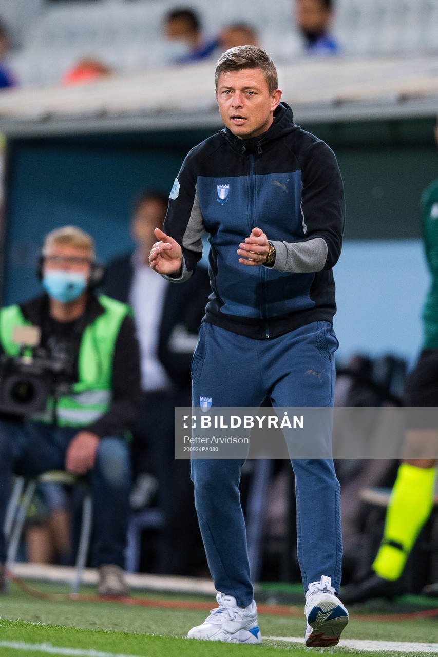 Jon Dahl Tomasson, head coach of Malmö FF