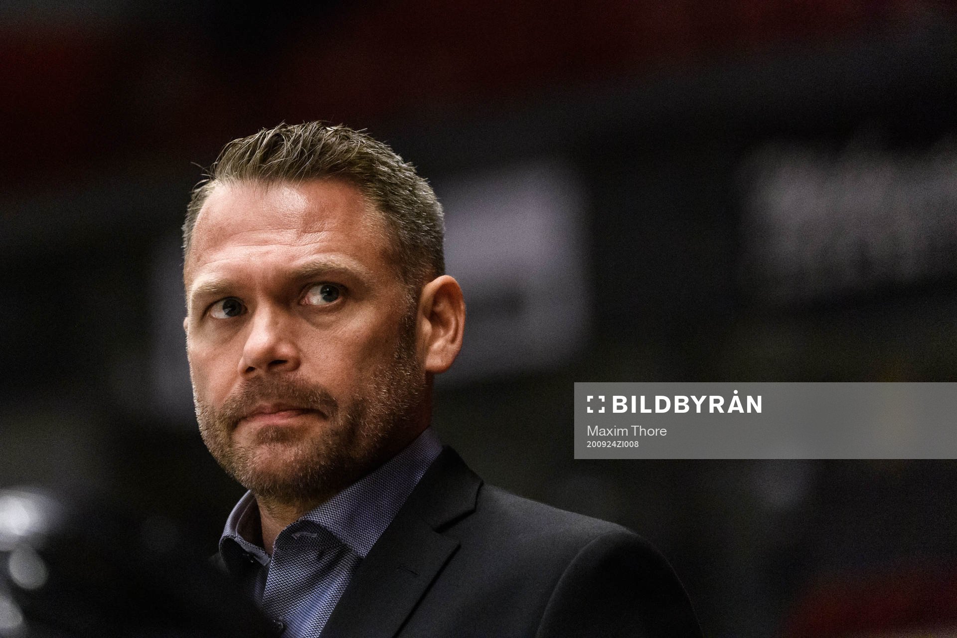 Brynäs assisterande tränare Mikael Holmqvist