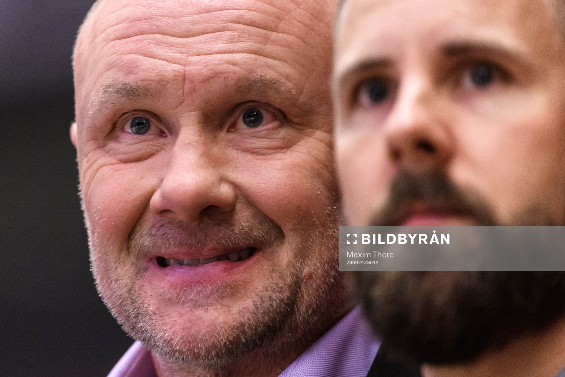 Brynäs tränare Peter Andersson och assisterande tränare
