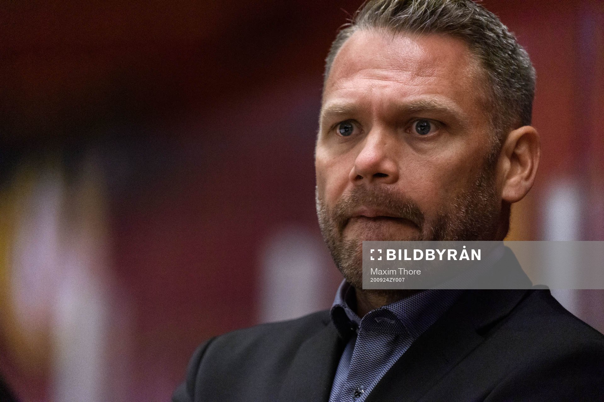 Brynäs assisterande tränare Mikael Holmqvist