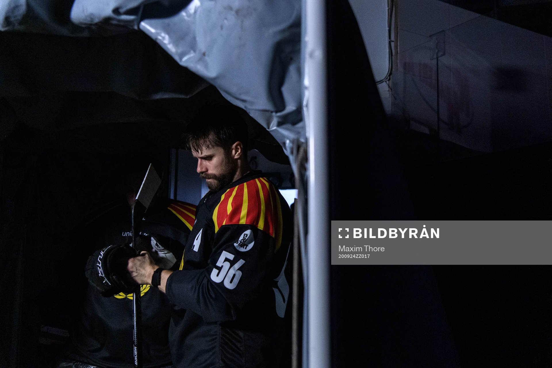 Brynäs Jonathan Sigalet gör sig redo