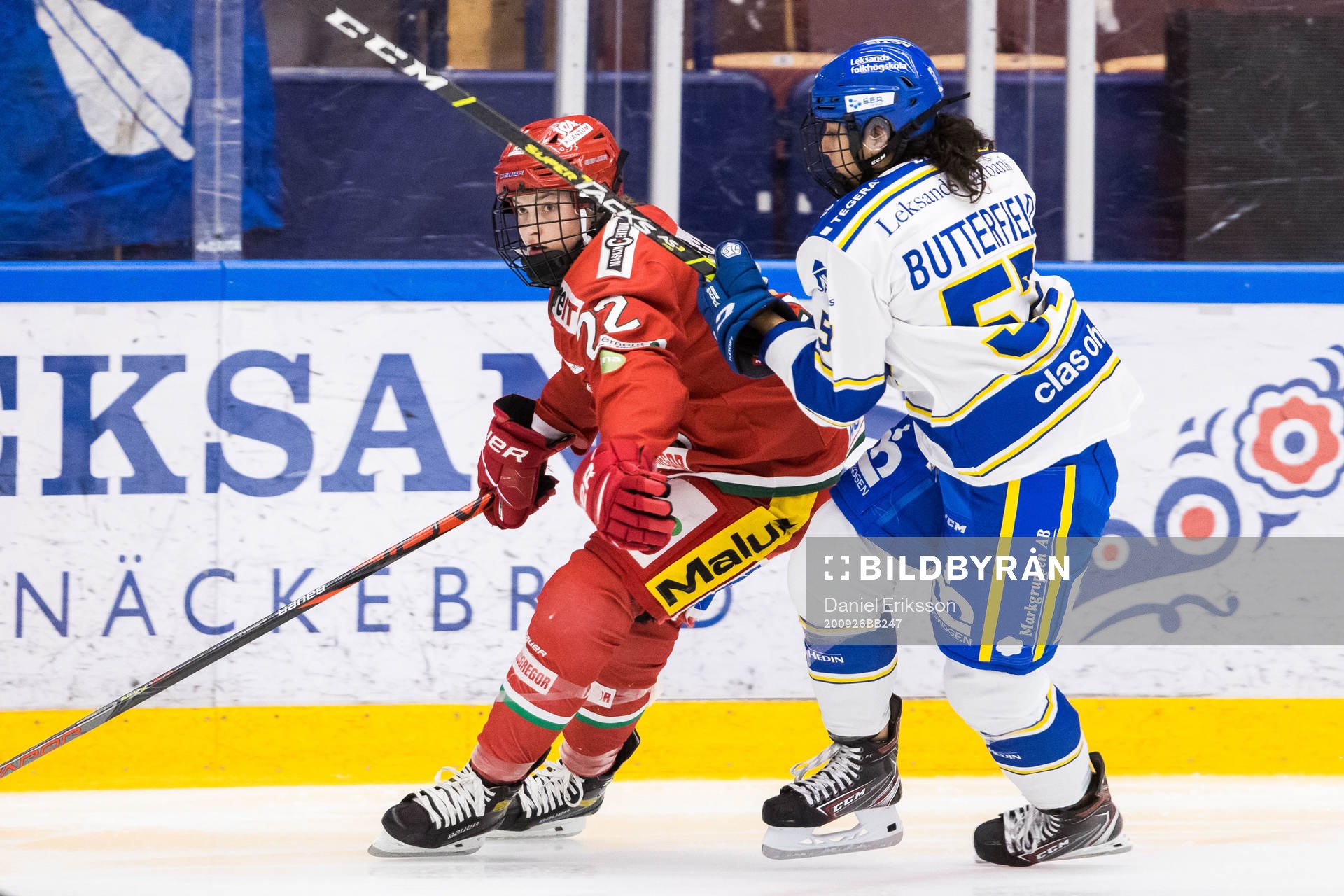 Modos Jaycee Magwood och Leksands Amanda Butterfield