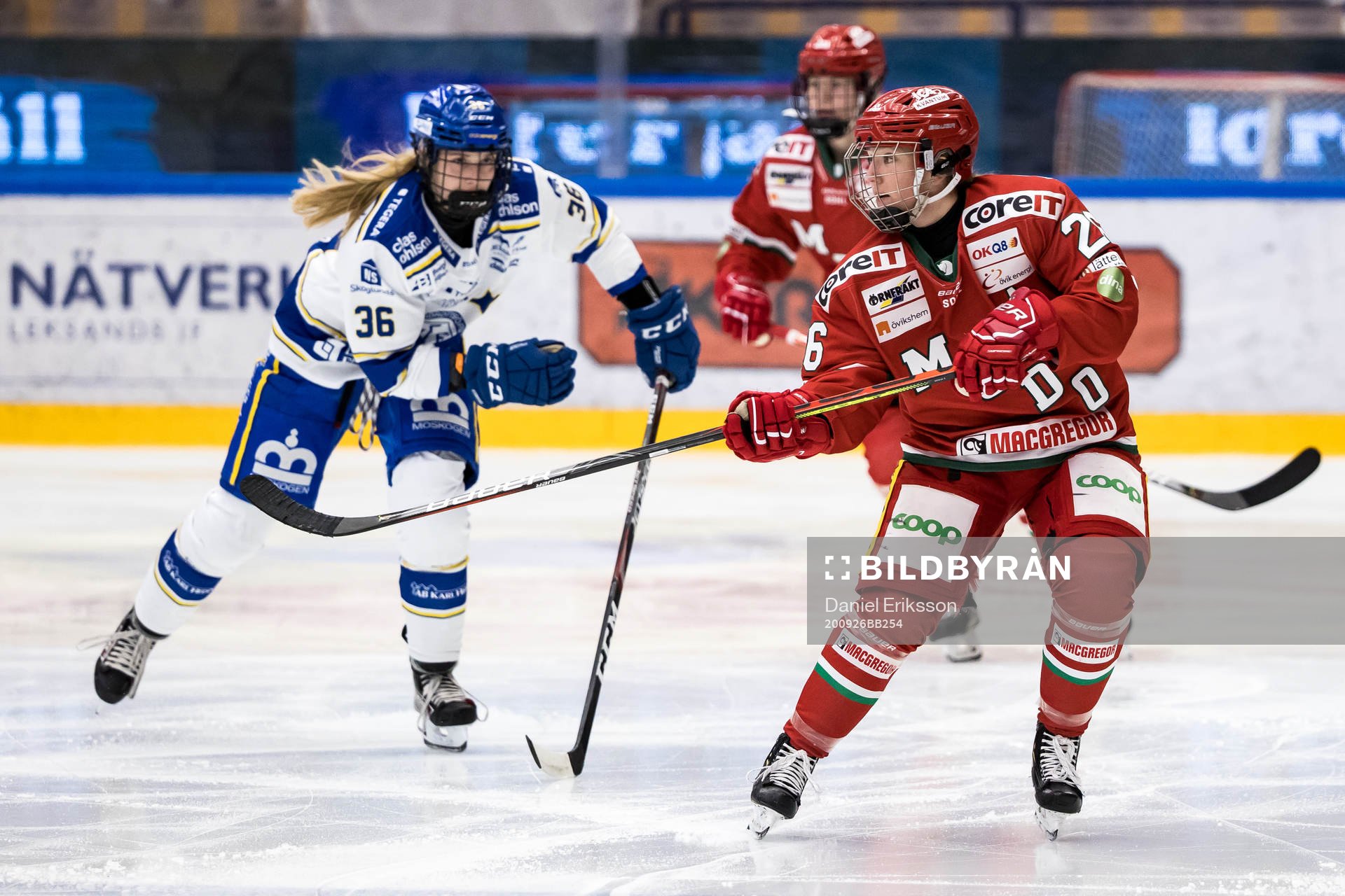 Leksands Andrine Furulund och Modos Marion Allemoz