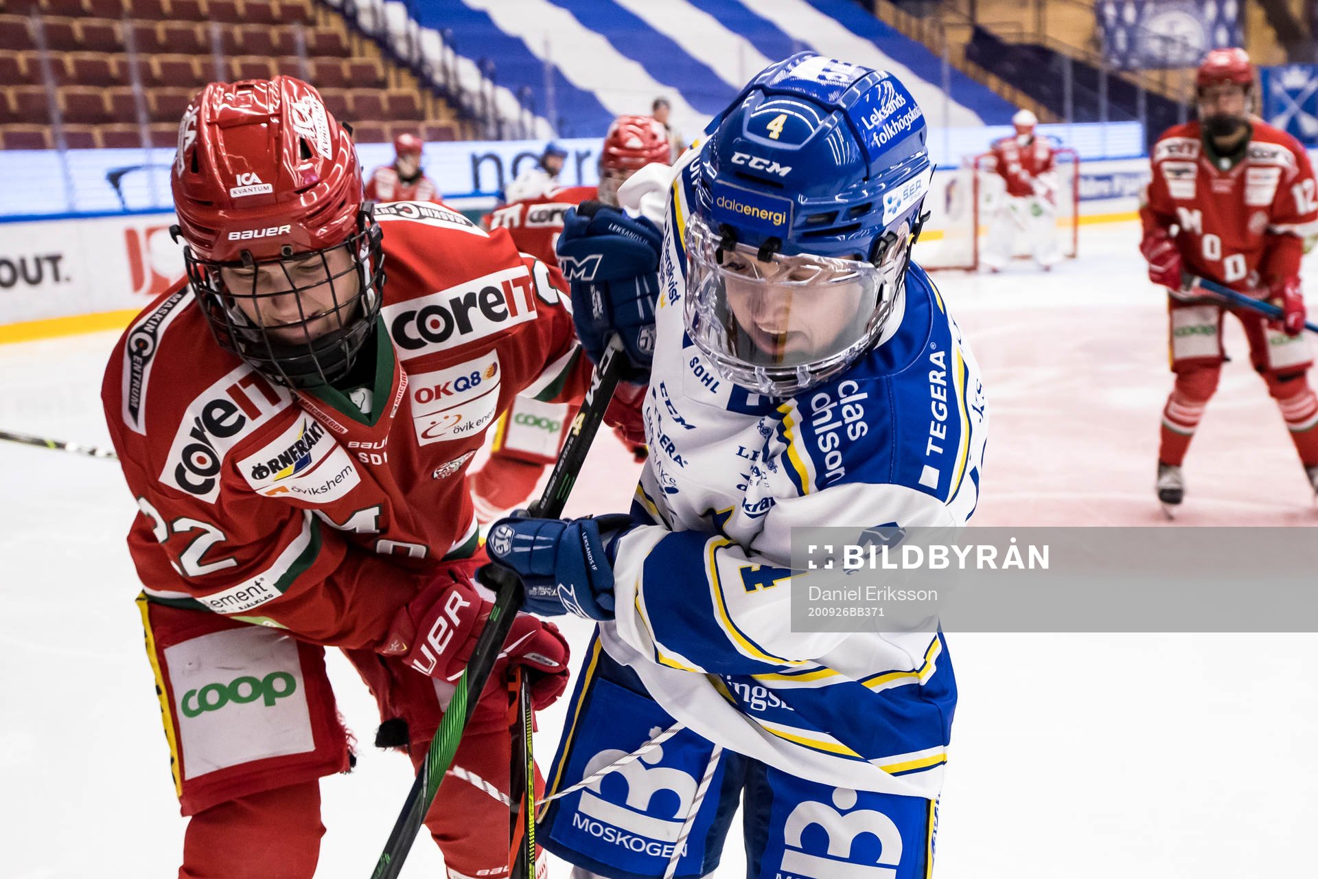 Leksands Wilma Johansson och Modos Jaycee Magwood