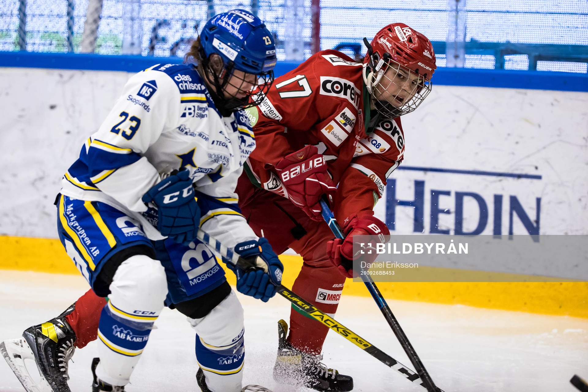 Leksands Saana Valkama och Modos Erica Rieder