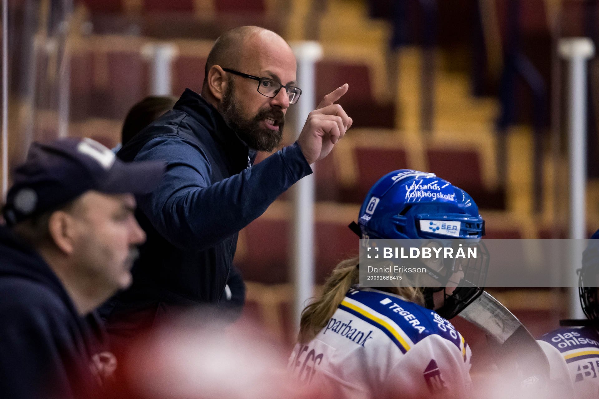 Leksands tränare Lars Stenmark