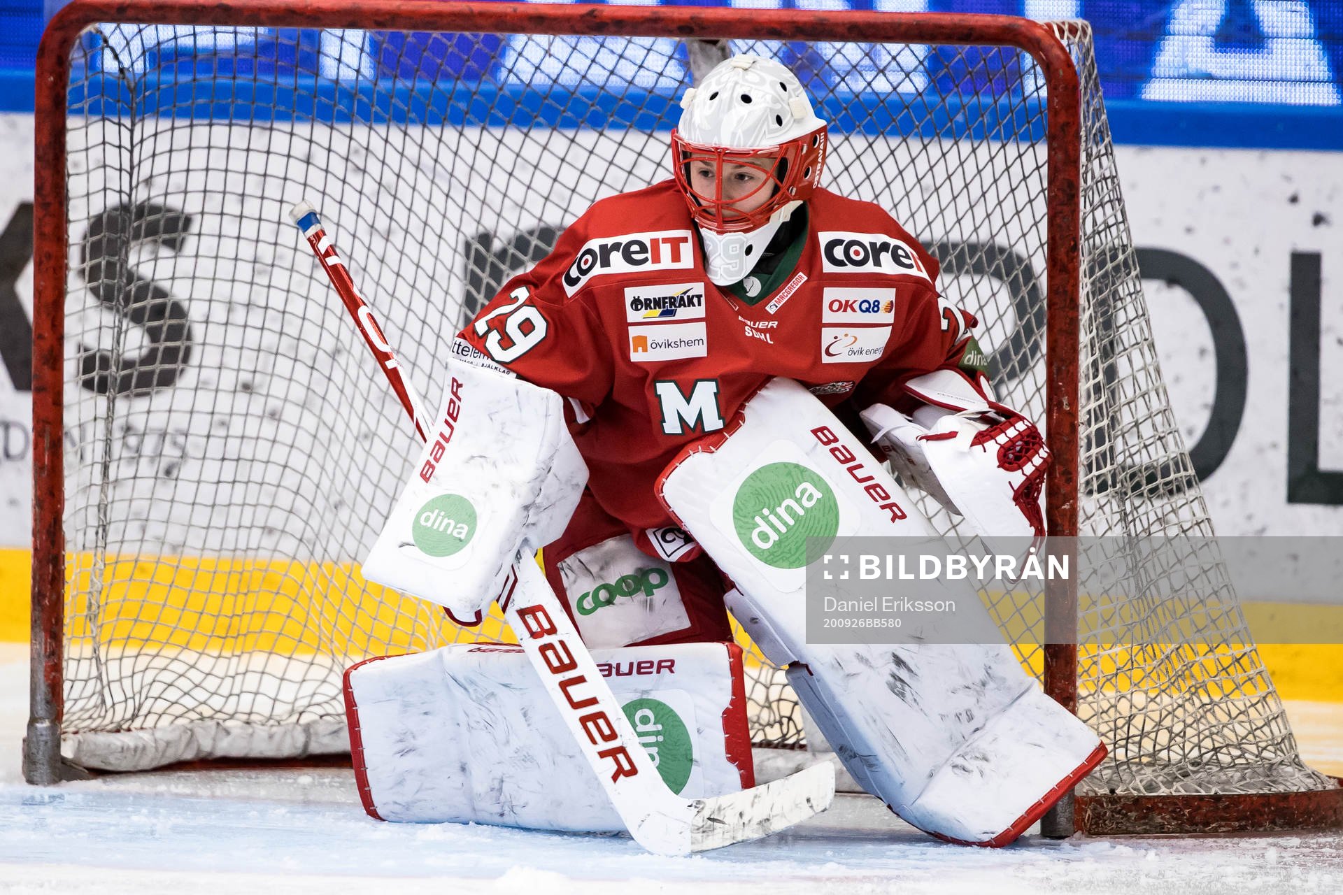 Modos målvakt Klara Peslarova