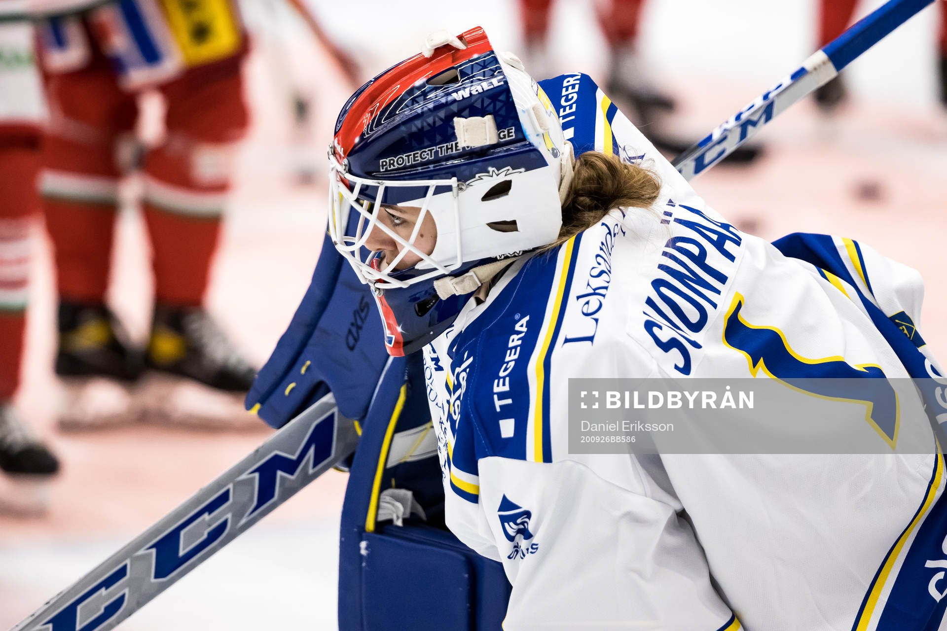 Leksands målvakt Eveliina Suonpää