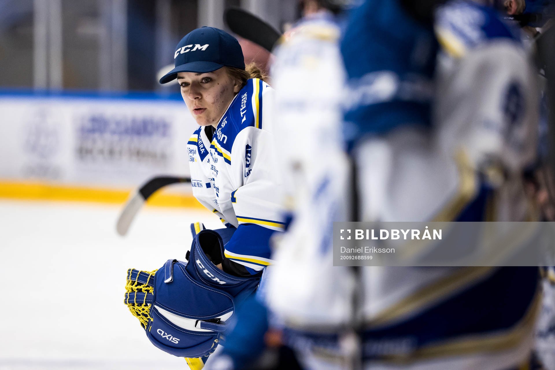 Leksands målvakt Eveliina Suonpää