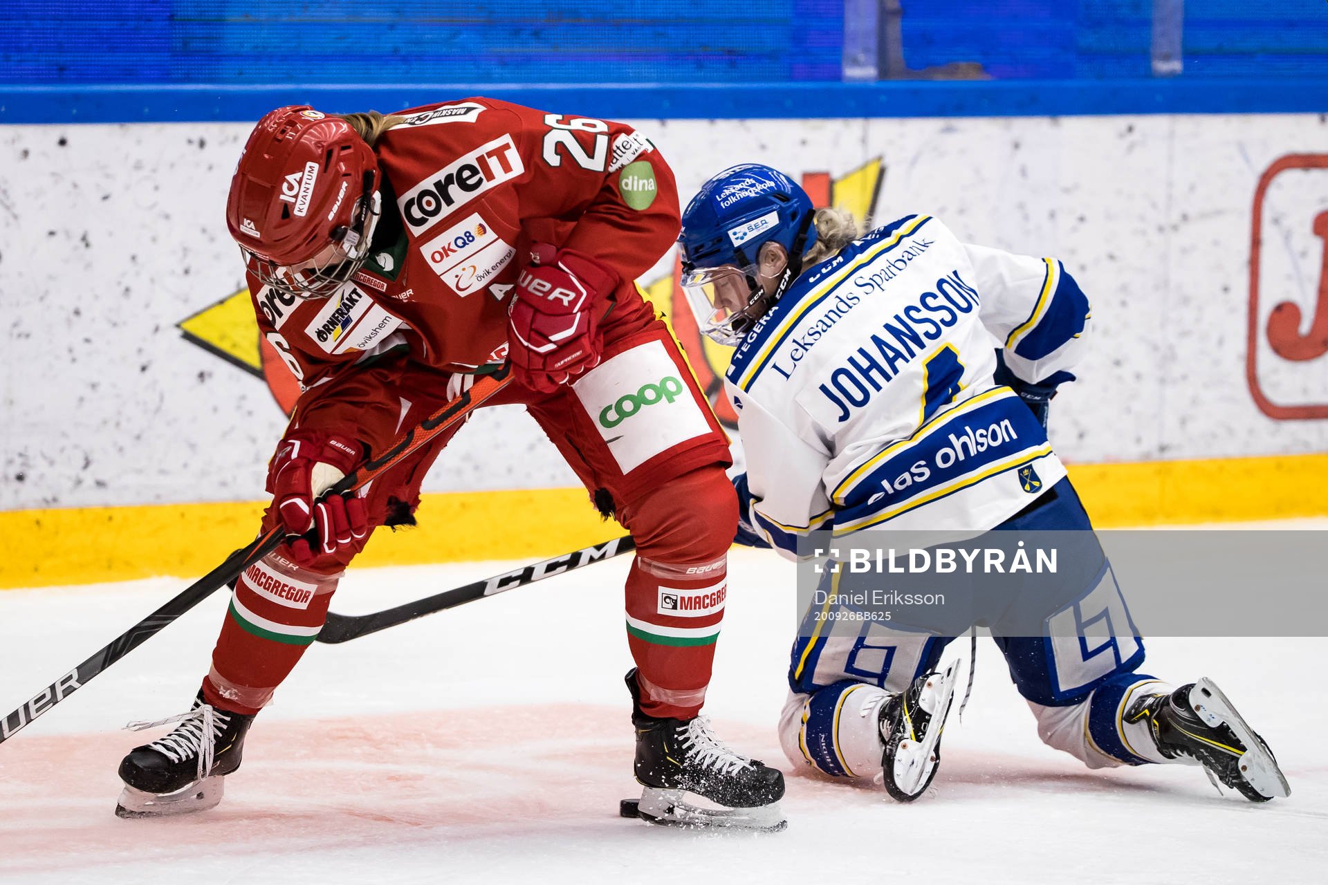 Modos Marion Allemoz och Leksands Wilma Johansson