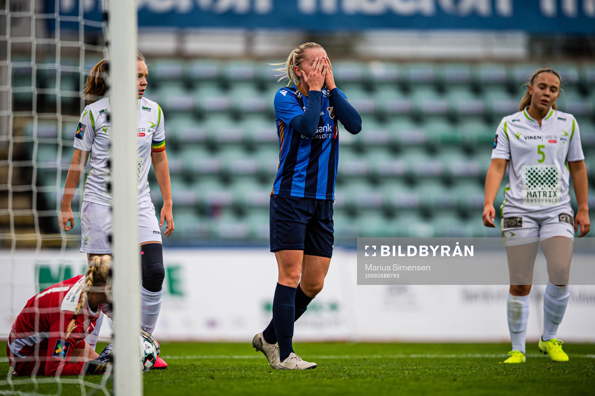Zara Katarina Jönsson of Stabæk reacts