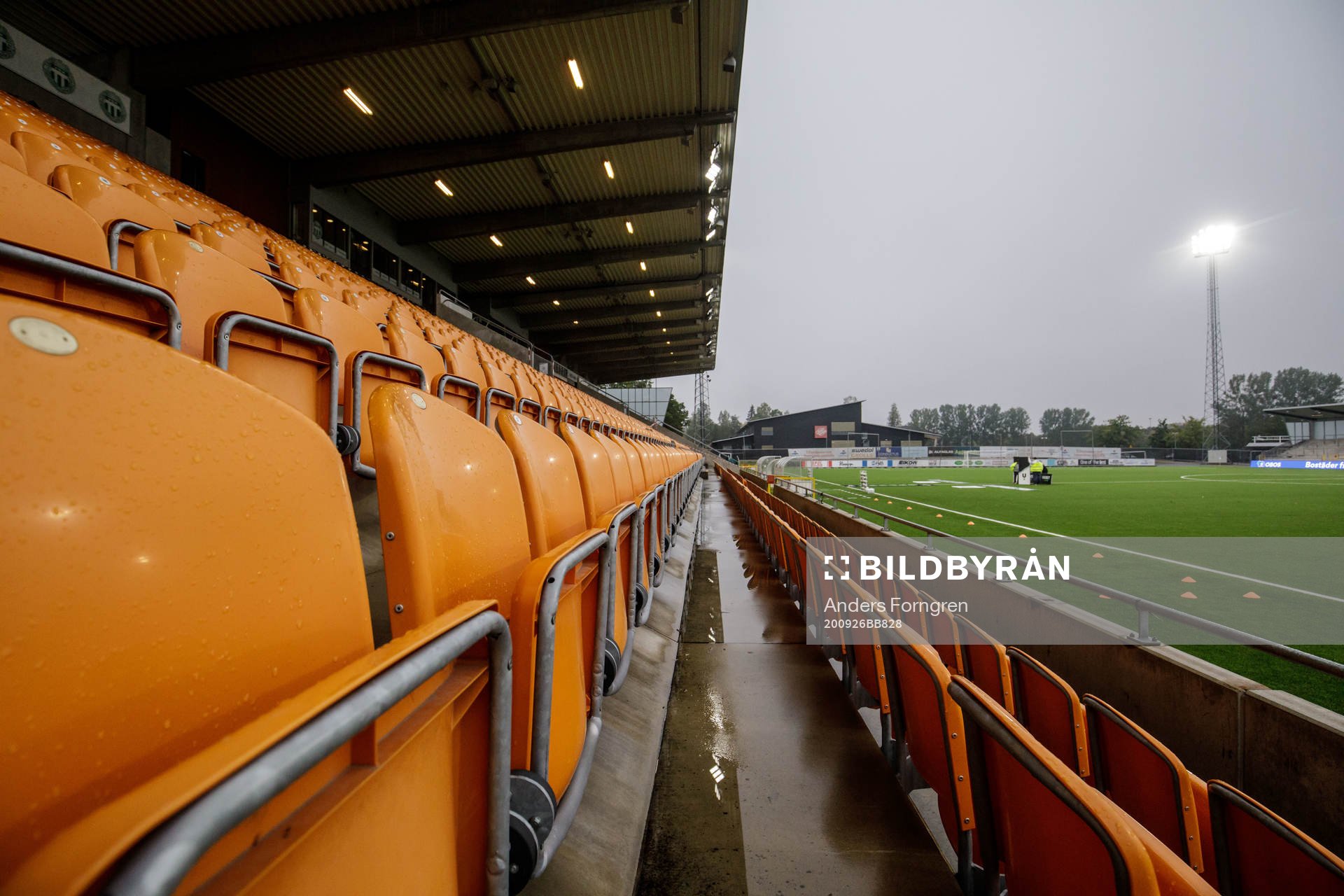 Iver Arena innan fotbollsmatchen i Superettan  mellan