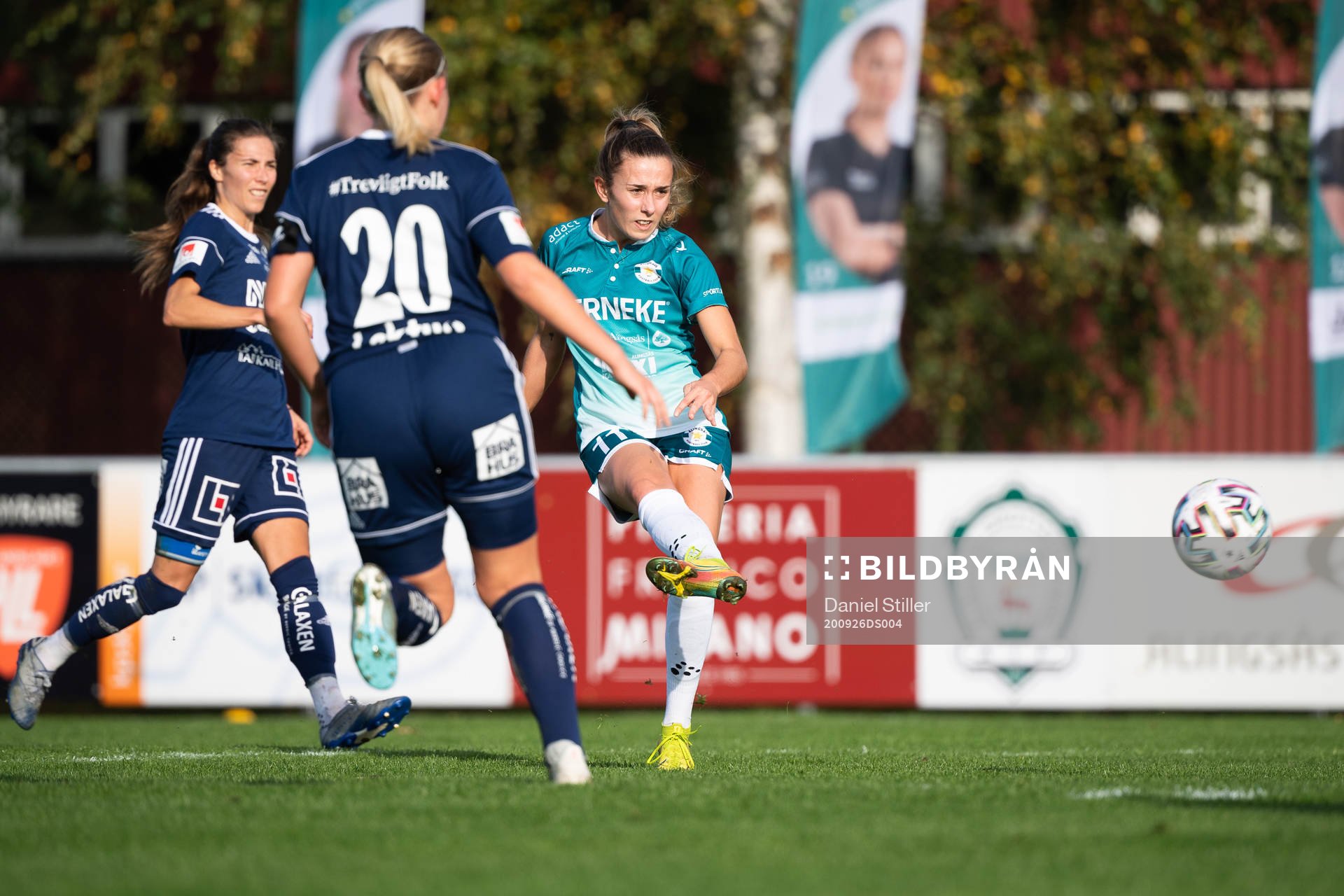 Alingsås Lisa Johansson gör 1-0