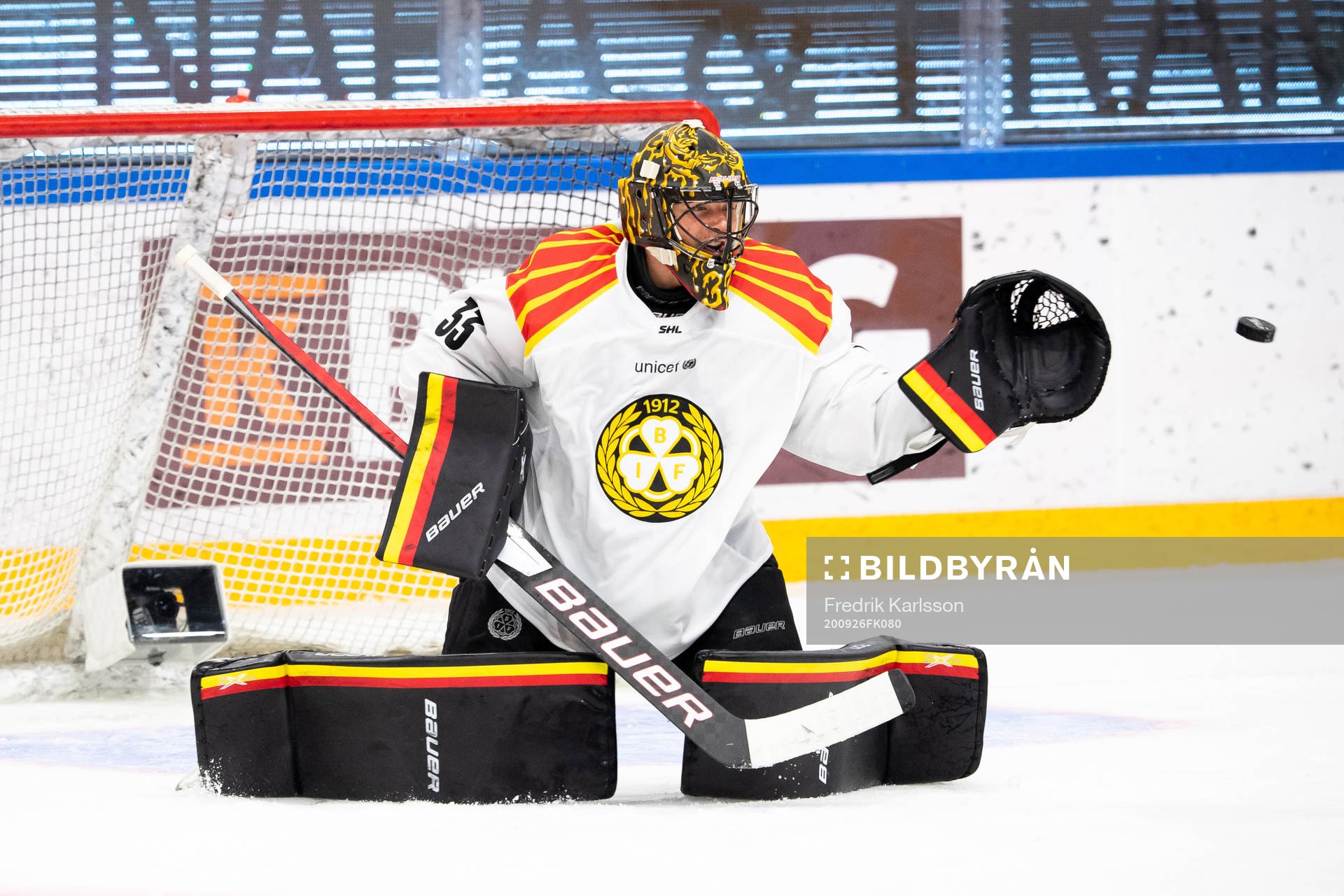 Brynäs målvakt Samuel Ersson