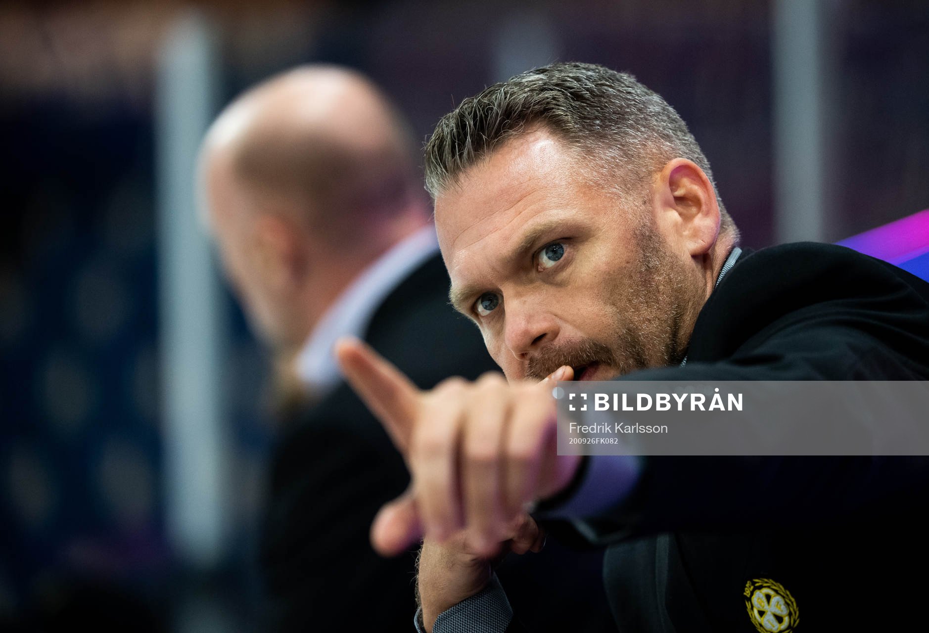 Brynäs assisterande tränare Mikael Holmqvist