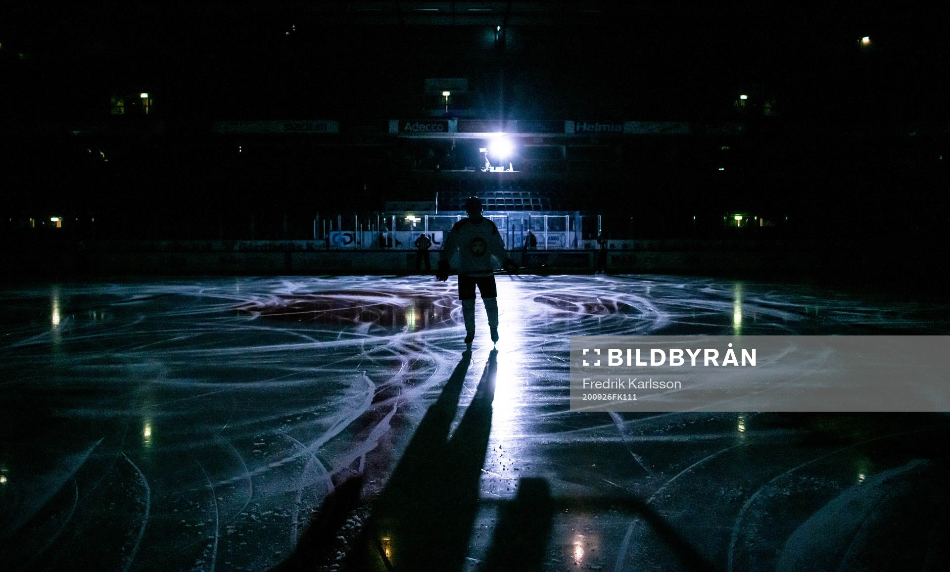 En Brynässpelare på isen