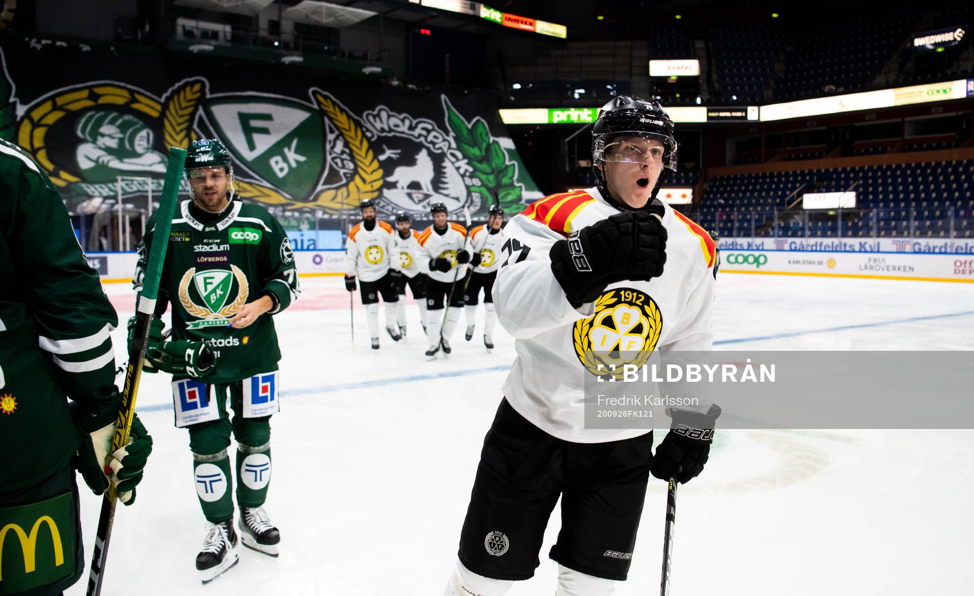Brynäs Daniel Mannberg jublar