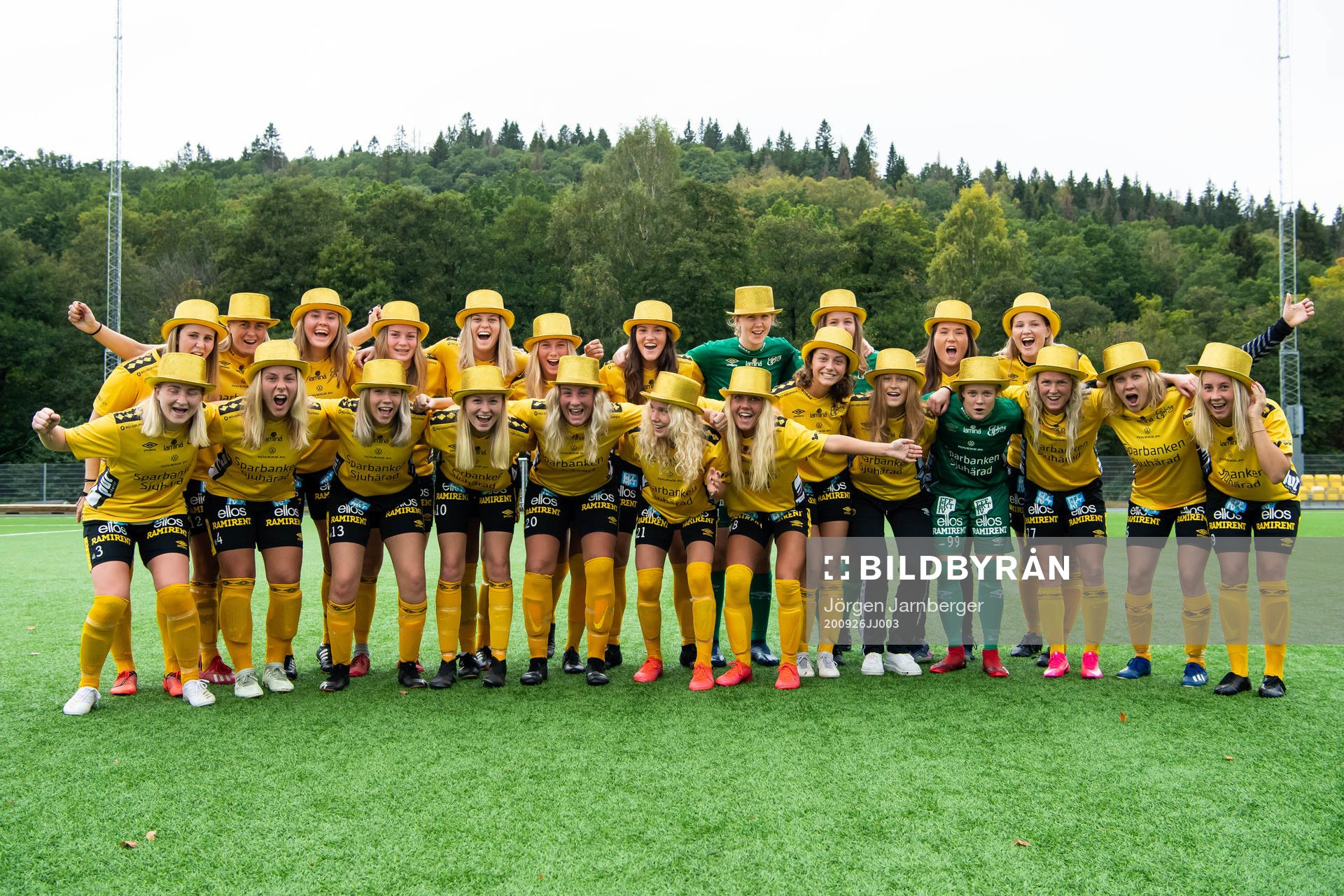 Elfsborgs damlag firar seriesegern i division 4