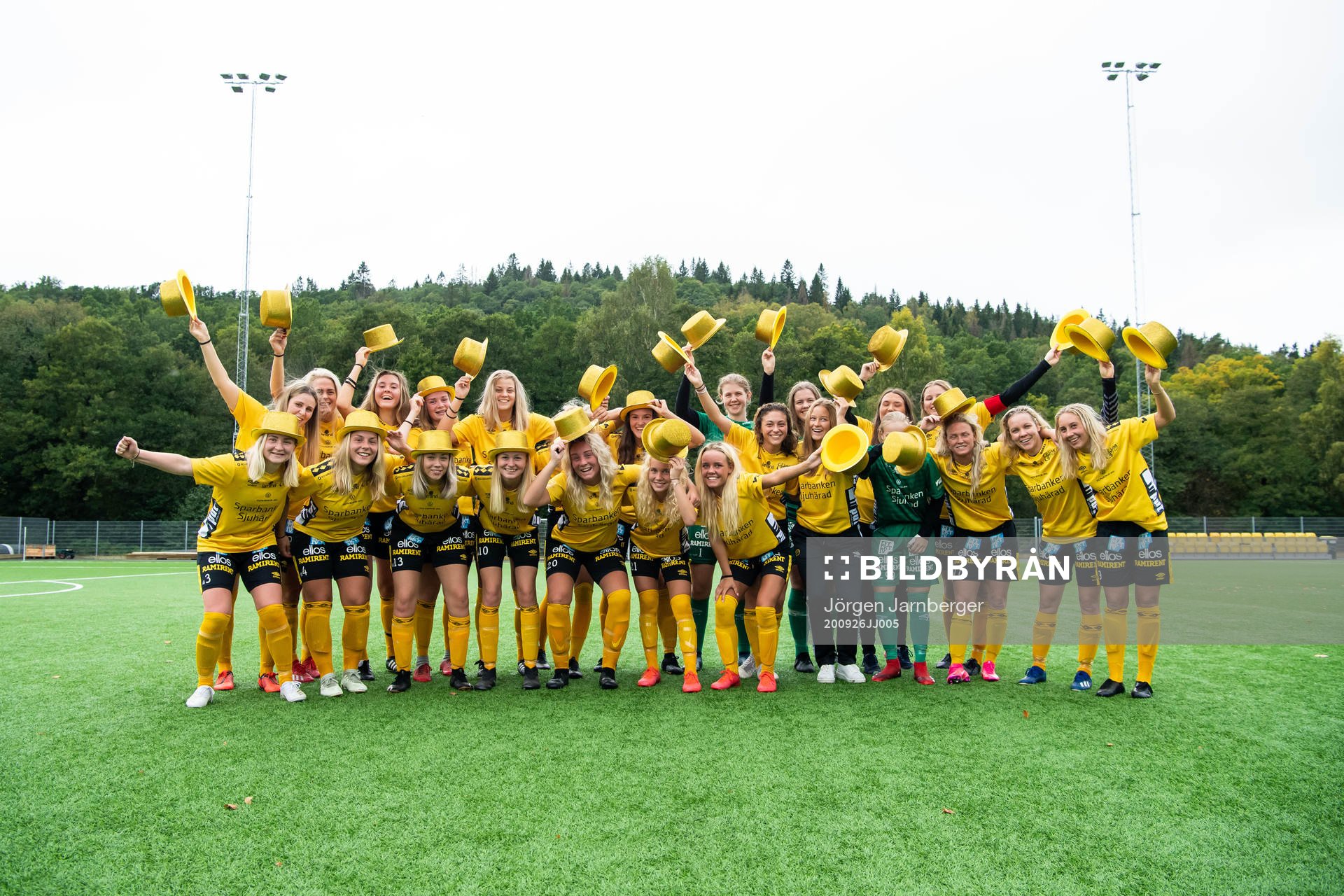 Elfsborgs damlag firar seriesegern i division 4