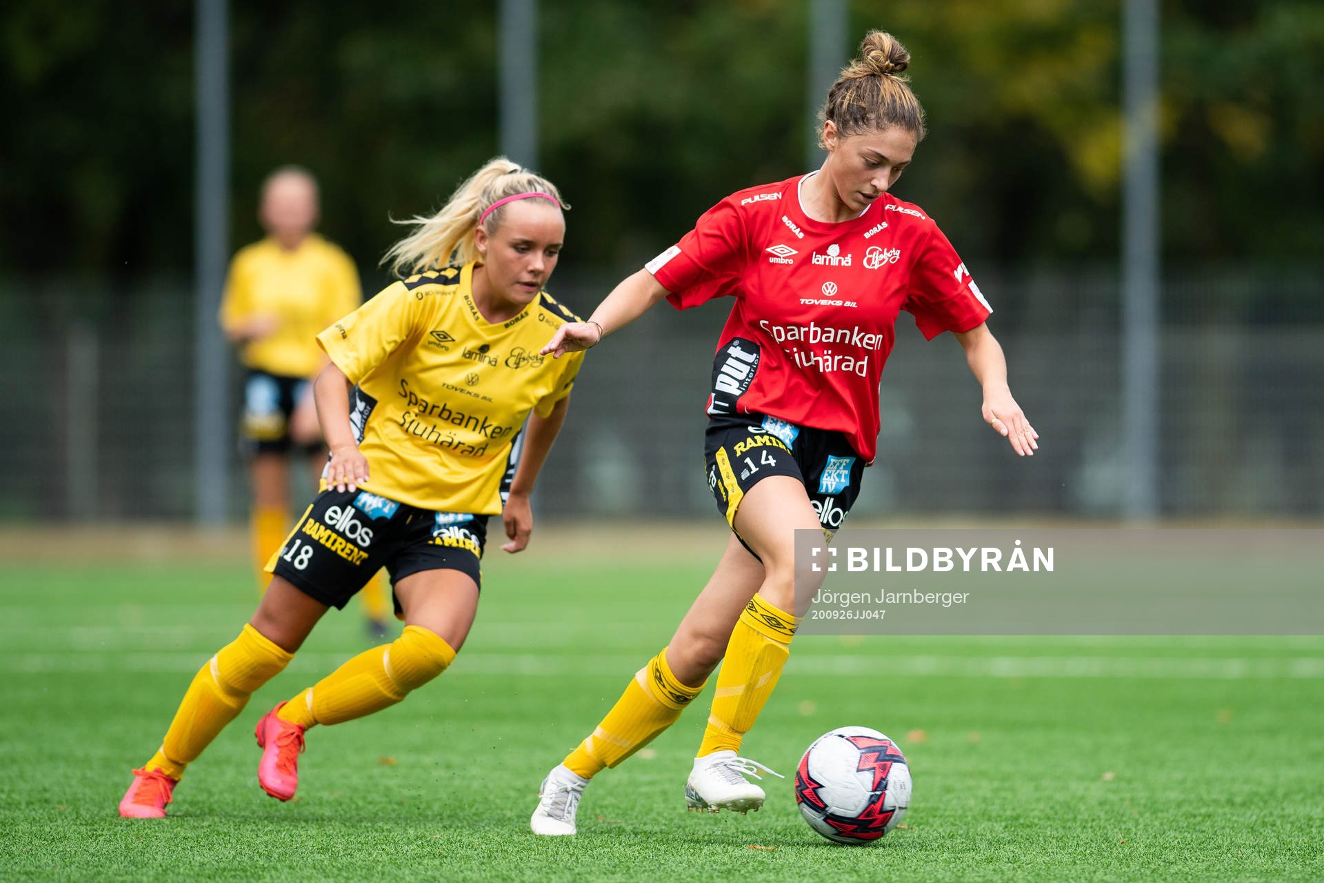 Elfsborgs Donika Shala och Moa Skoglund