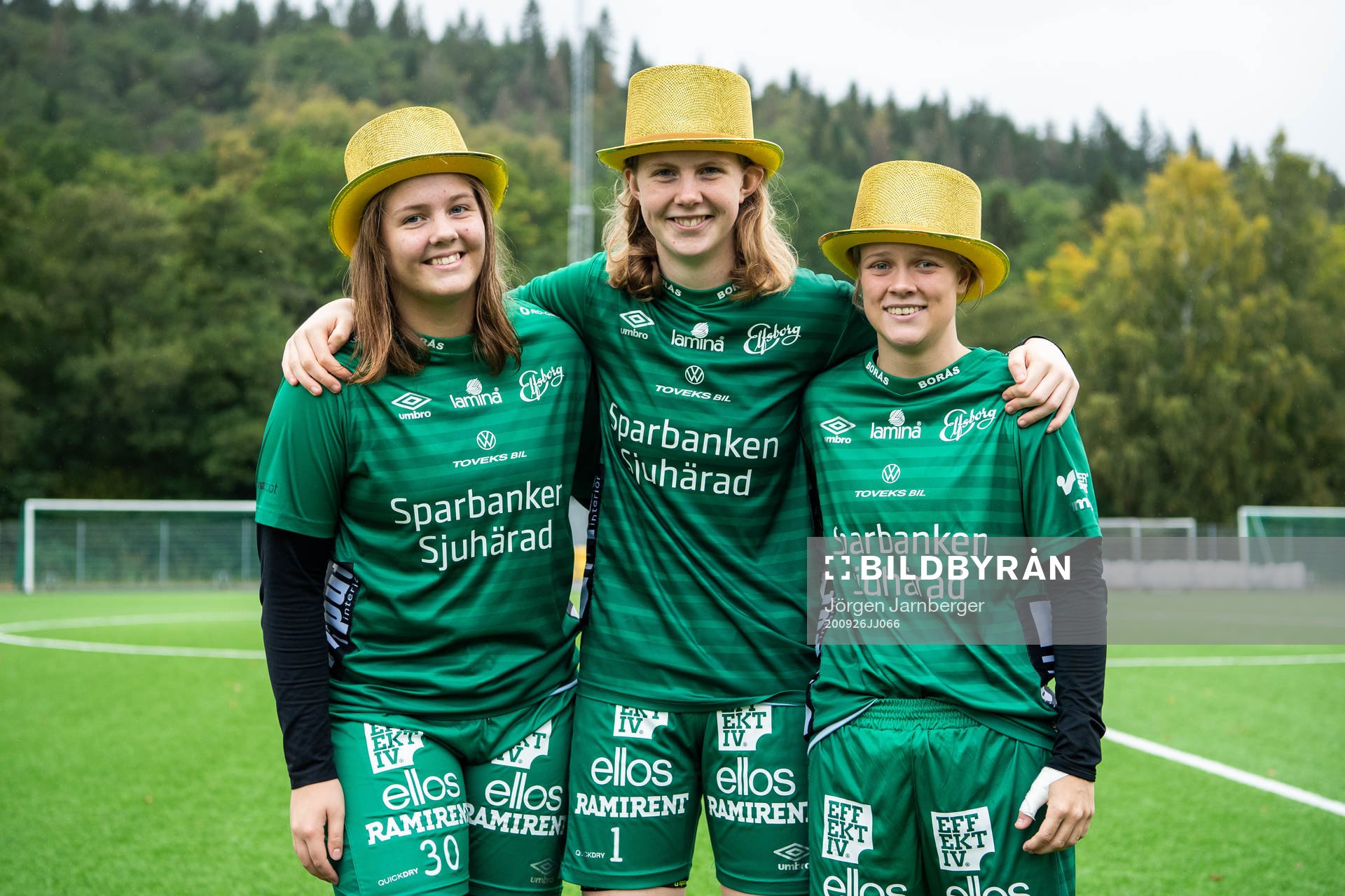 Elfsborgs målvakter Sanna Öjersson, Lia Viking och