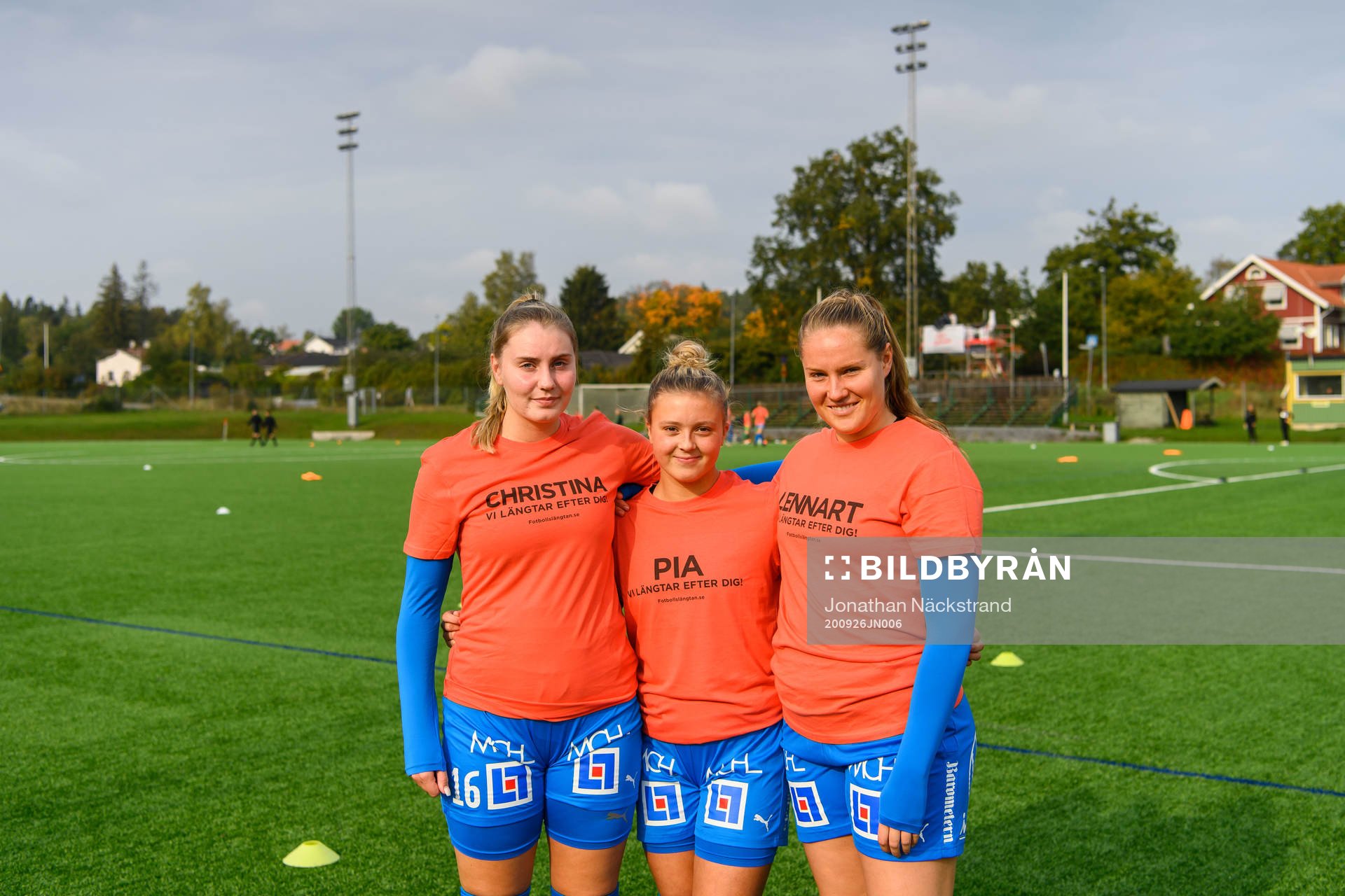 Kalmars Nadine Atterlord, Fanny Nilsson och Linnea Svensson