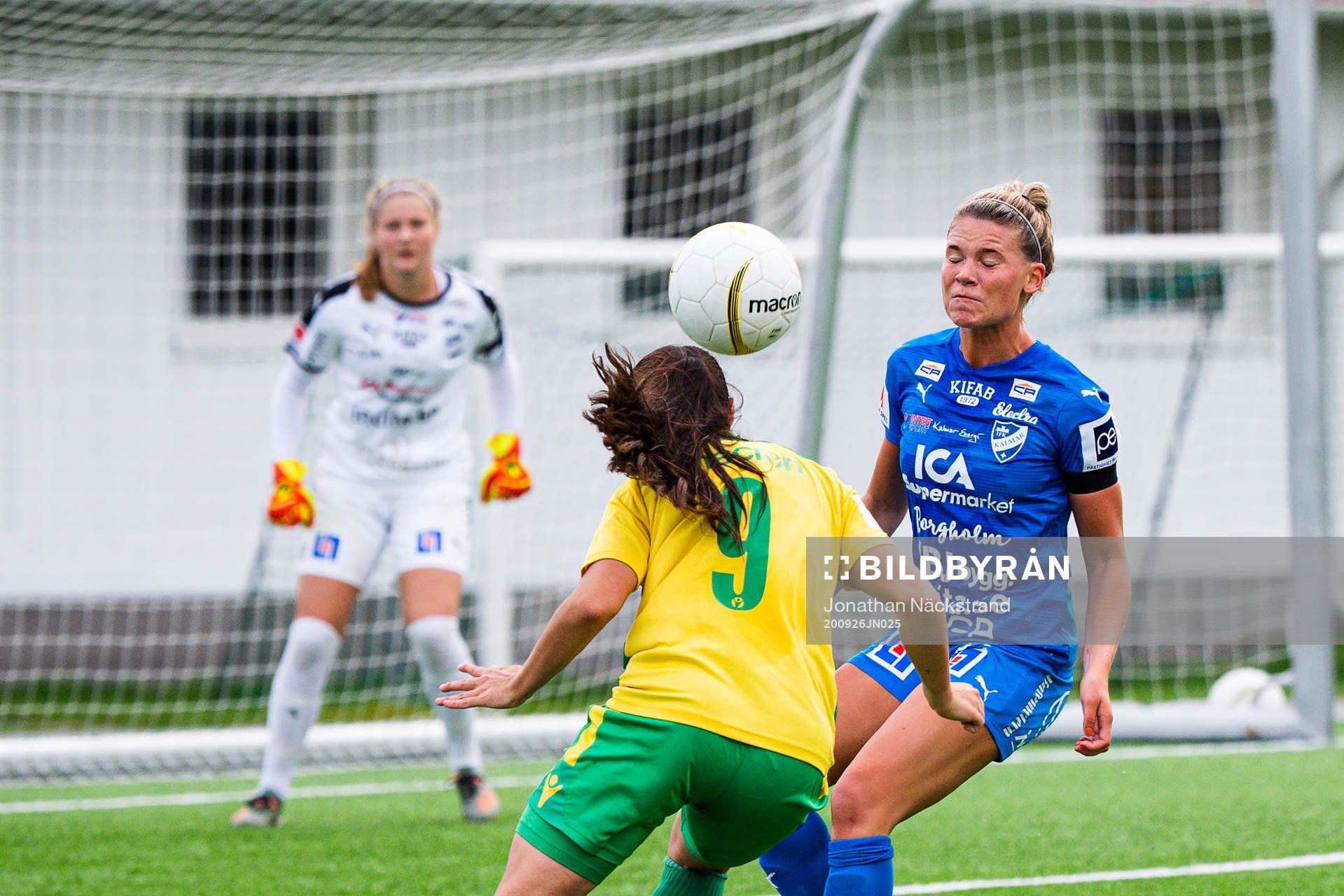 Kalmars Klara Rybrink och Bollstanäs Cassandra Larsson