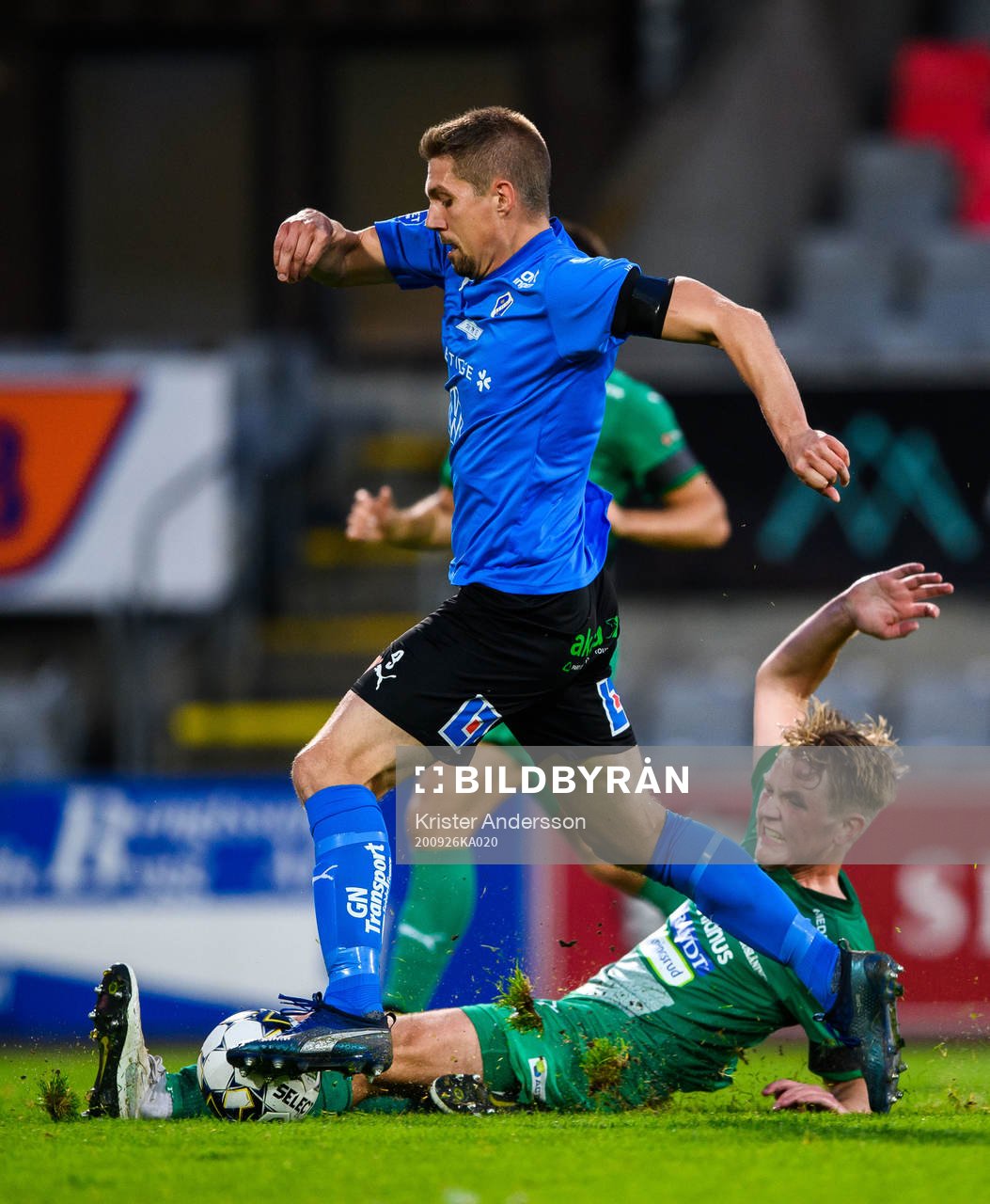 Halmstads Mikael Boman gör 2-0