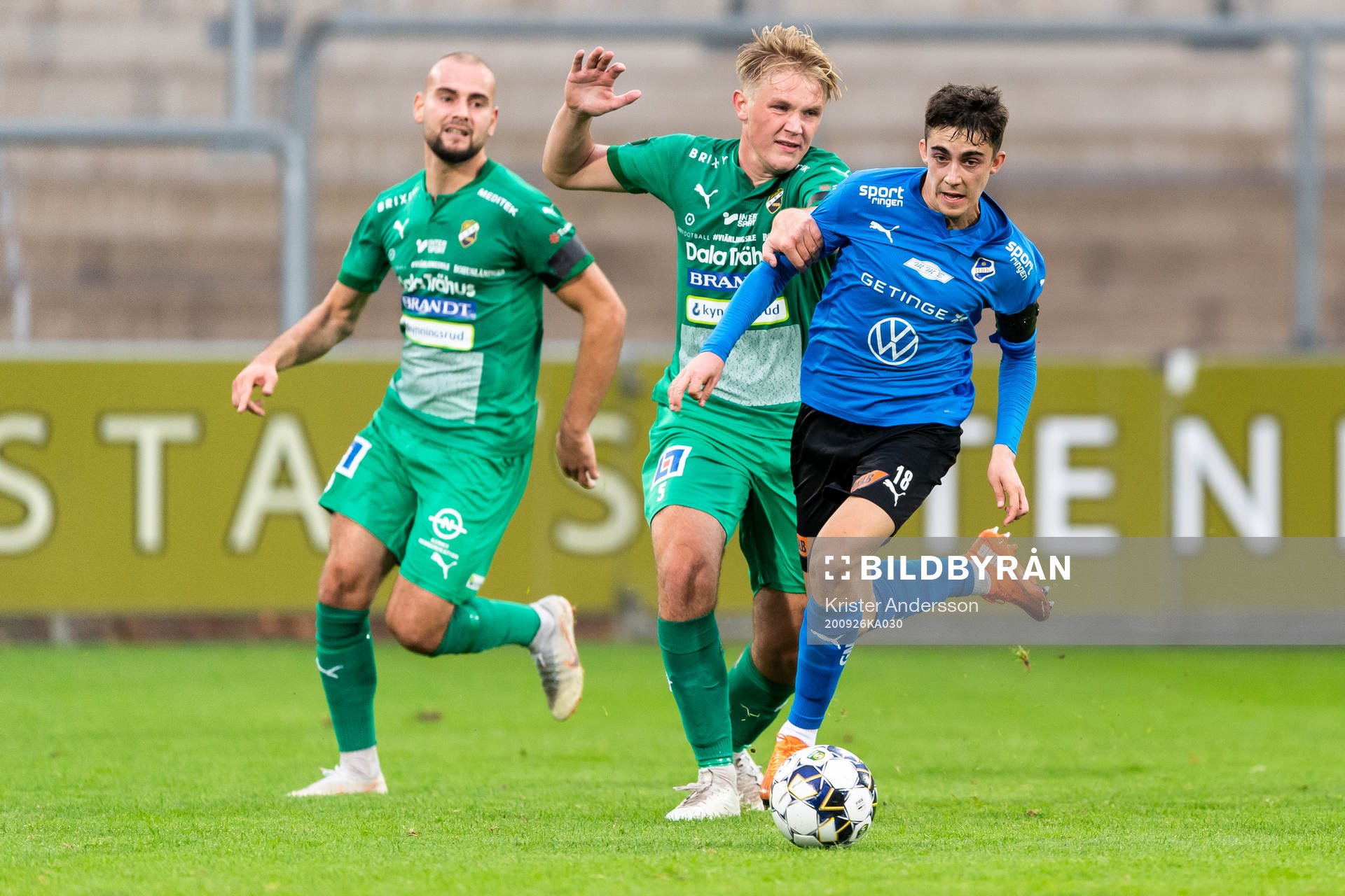 Ljungskiles Teodor Wålemark och Halmstads Emil Tot