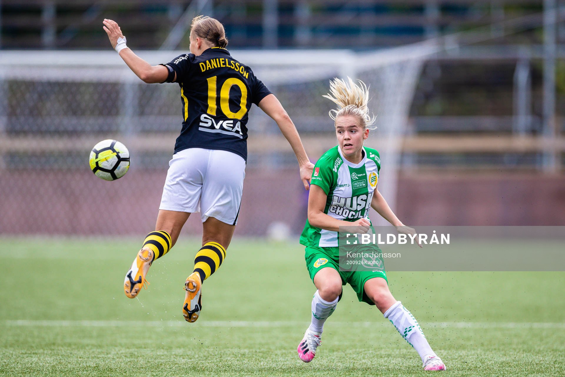 s Jenny Danielsson och Hammarbys Hanna Lundkvist