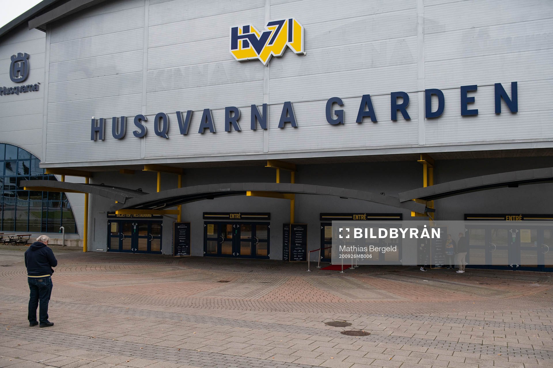 Entrén vid Husqvarna Garden